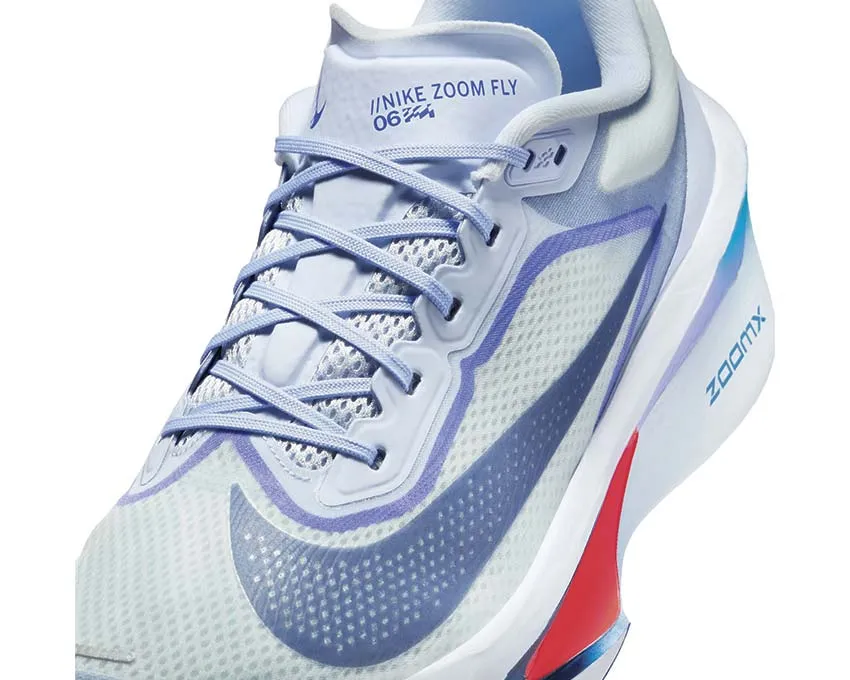 Nike Zoom Fly 6 "Ghost" running in a trail race shoes