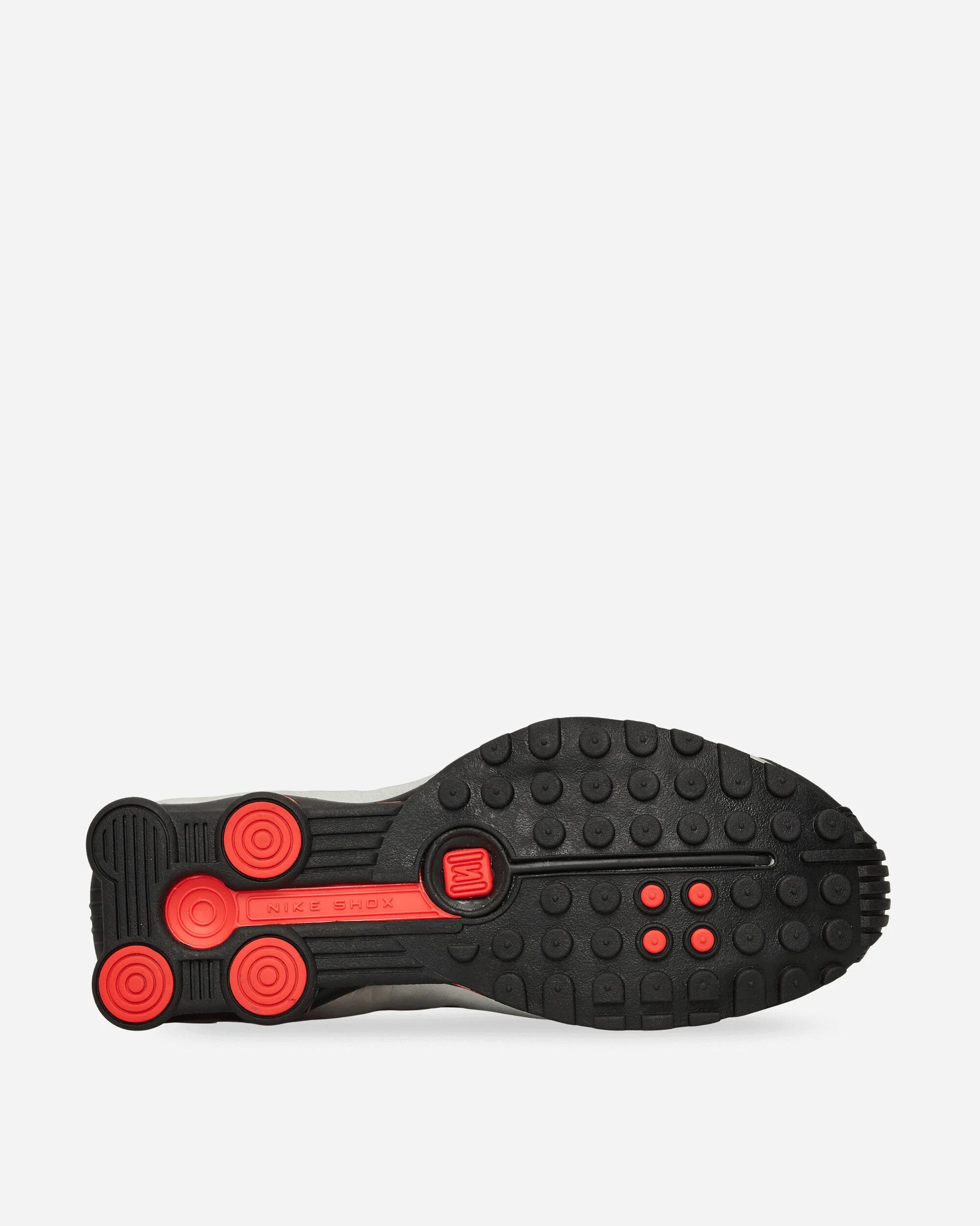 Dual Tone Abrasion resistant Women's Shox R4 Sneakers Metallic Silver / Black / Light Crimson