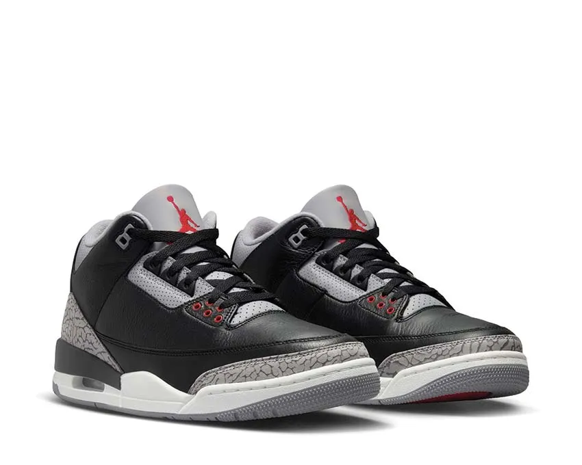 Air Jordan 3 Retro "Black Cement" Long Walk Torsion control