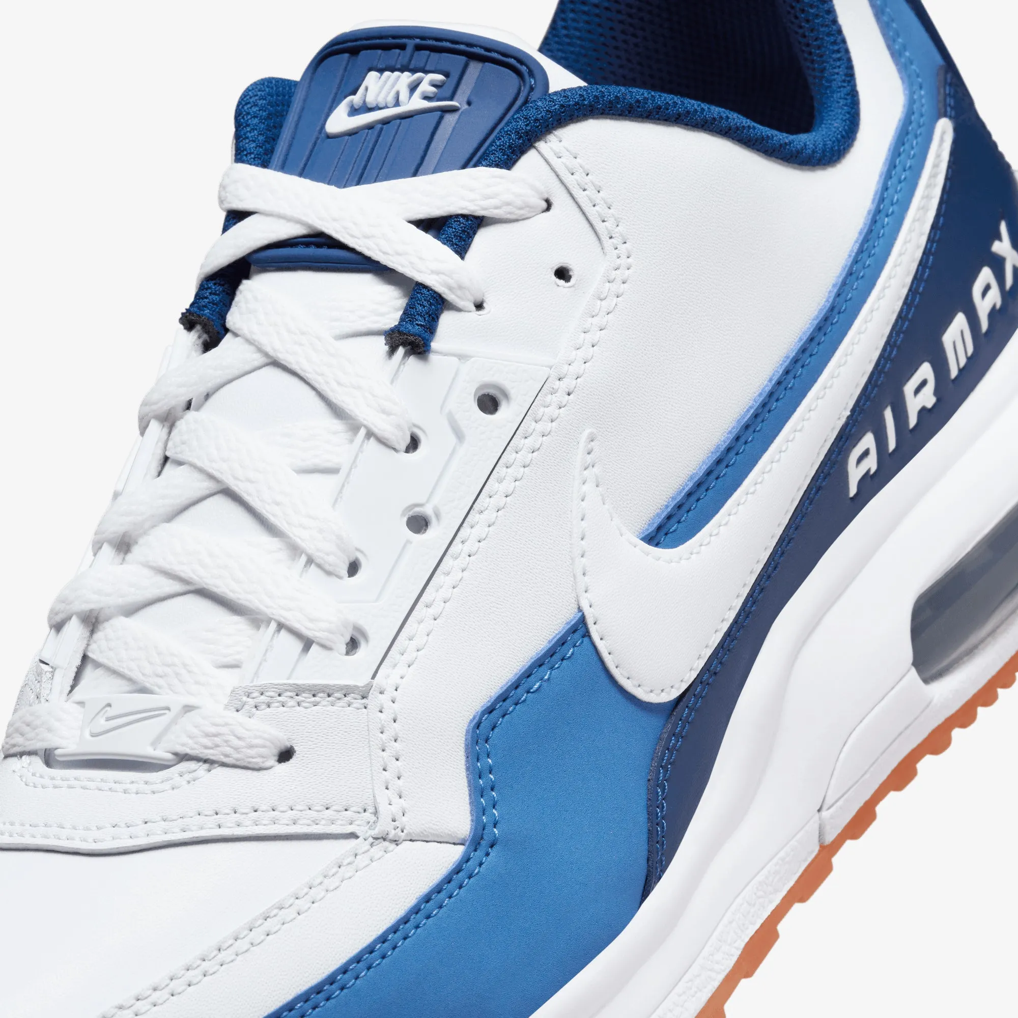 Nike | AIR MAX LTD 3 { WHITE/WHITE-COASTAL BLUE-STAR BLUE Sport Active Comfort Strap