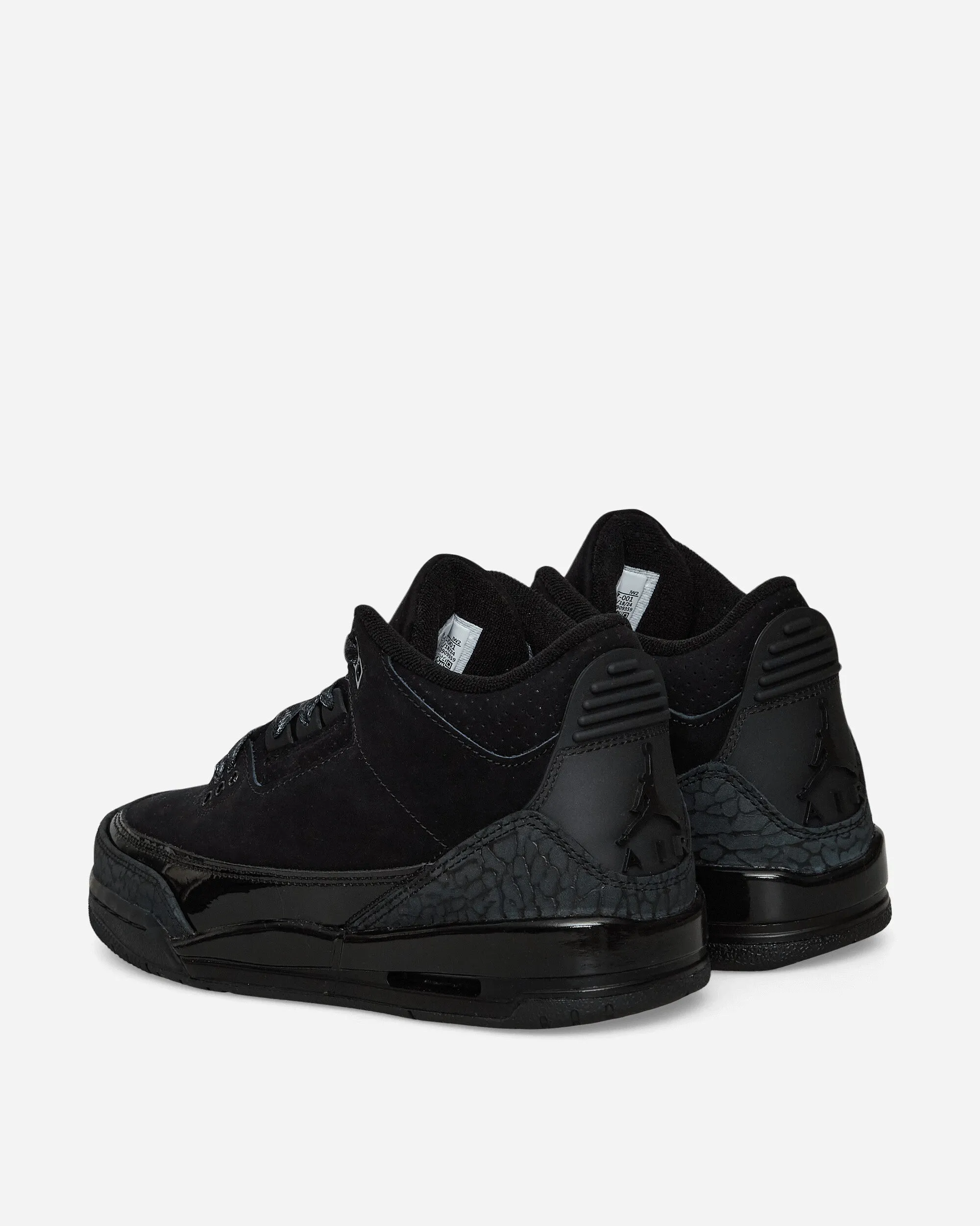 Look Ready Easy To Clean Air Jordan 3 (GS) Sneakers Black Cat