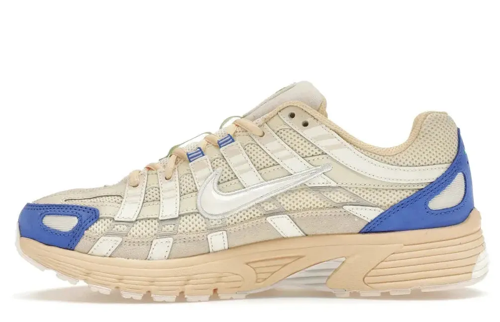 running in wet conditions shoes speed - optimized Nike P-6000 Athletic Department Coconut Milk Medium Blue