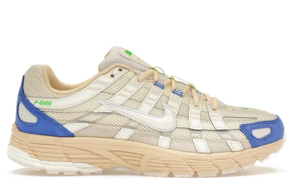 Nike P-6000 Athletic Department Coconut Milk Medium Blue fabric upper shoes