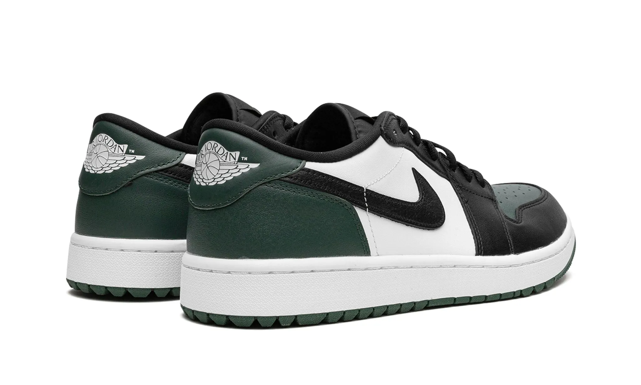Gold Tone Air Jordan 1 Low Golf Noble Green