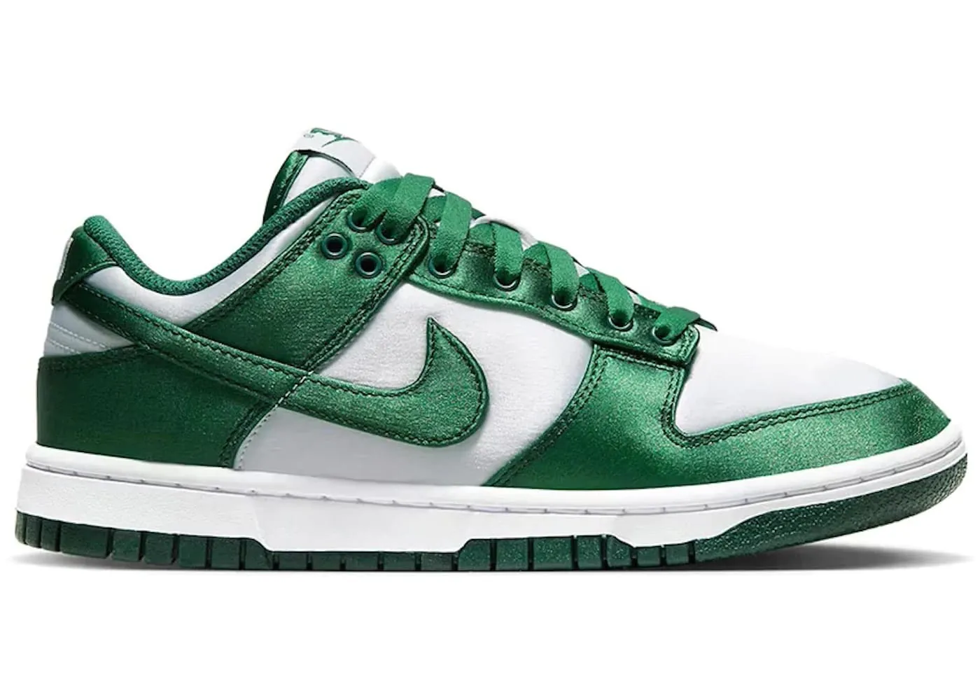 Wood Jog Drill Step Nike Dunk Low Michigan State Satin (Women's)