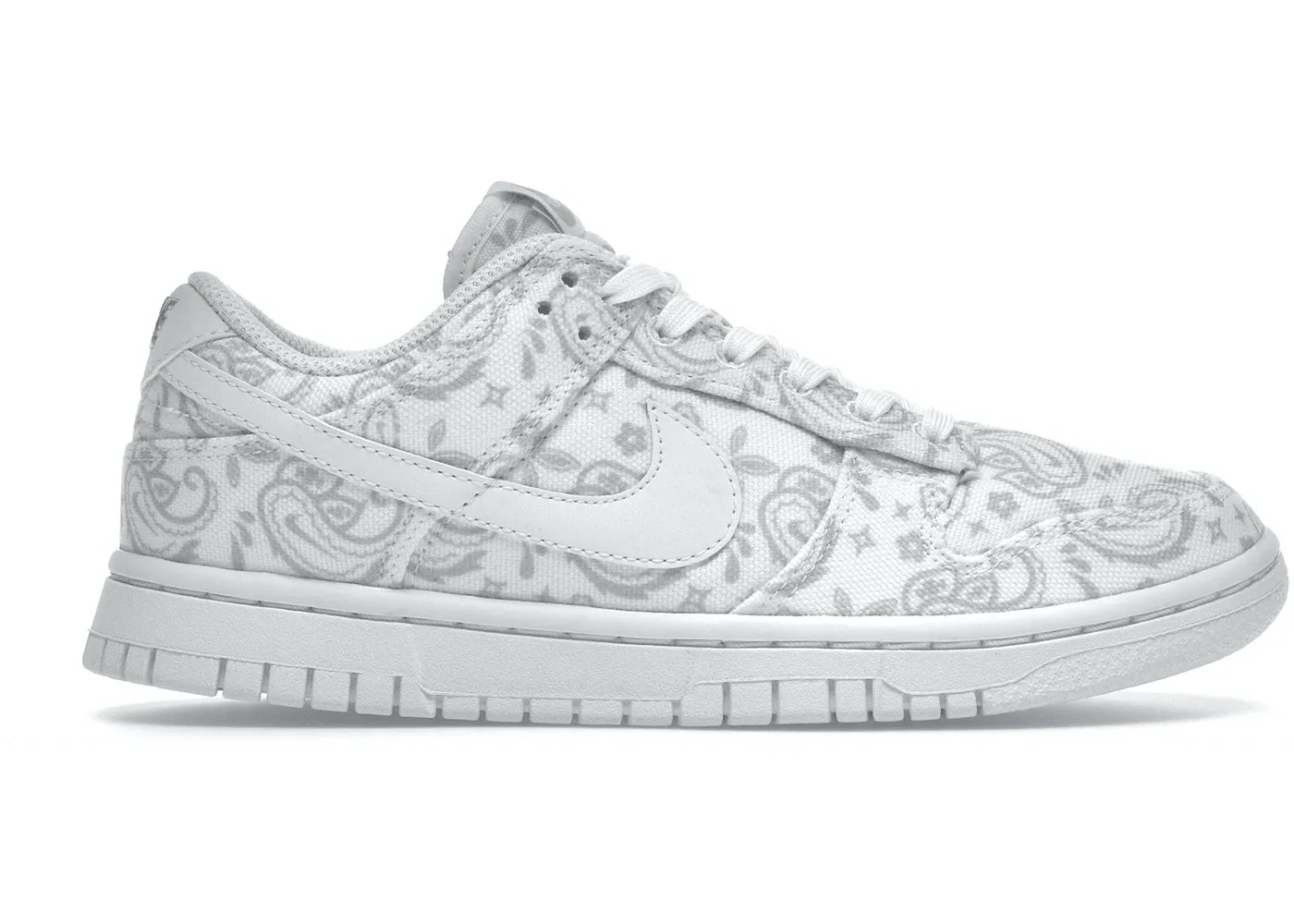 Nike Dunk Low White Paisley (W) day trip Relaxed Design