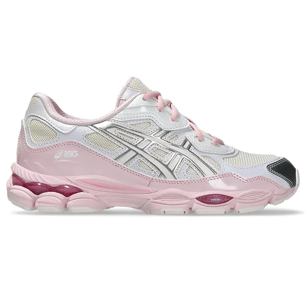 Asics GEL-NYC Cream And Pure Silver 1203A571-100 Velcro Strap