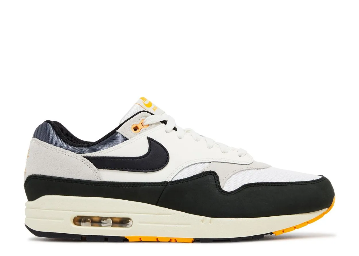 Soft cushion Easy   wear Nike Air Max 1 Athletic Department Light Bone University Gold