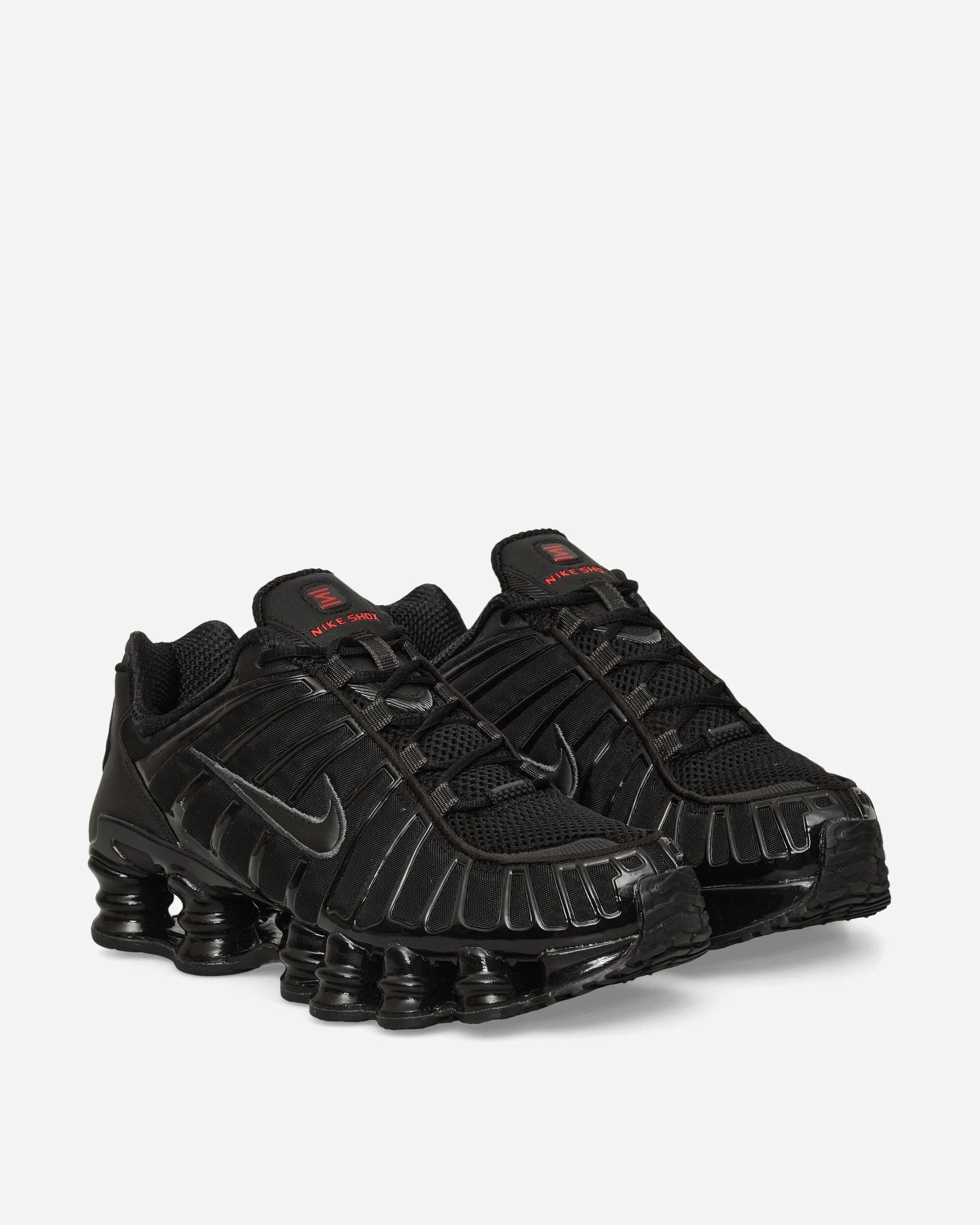 Women's Shox TL Sneakers Black / Metallic Hematite Rubber Sole Icon Edge