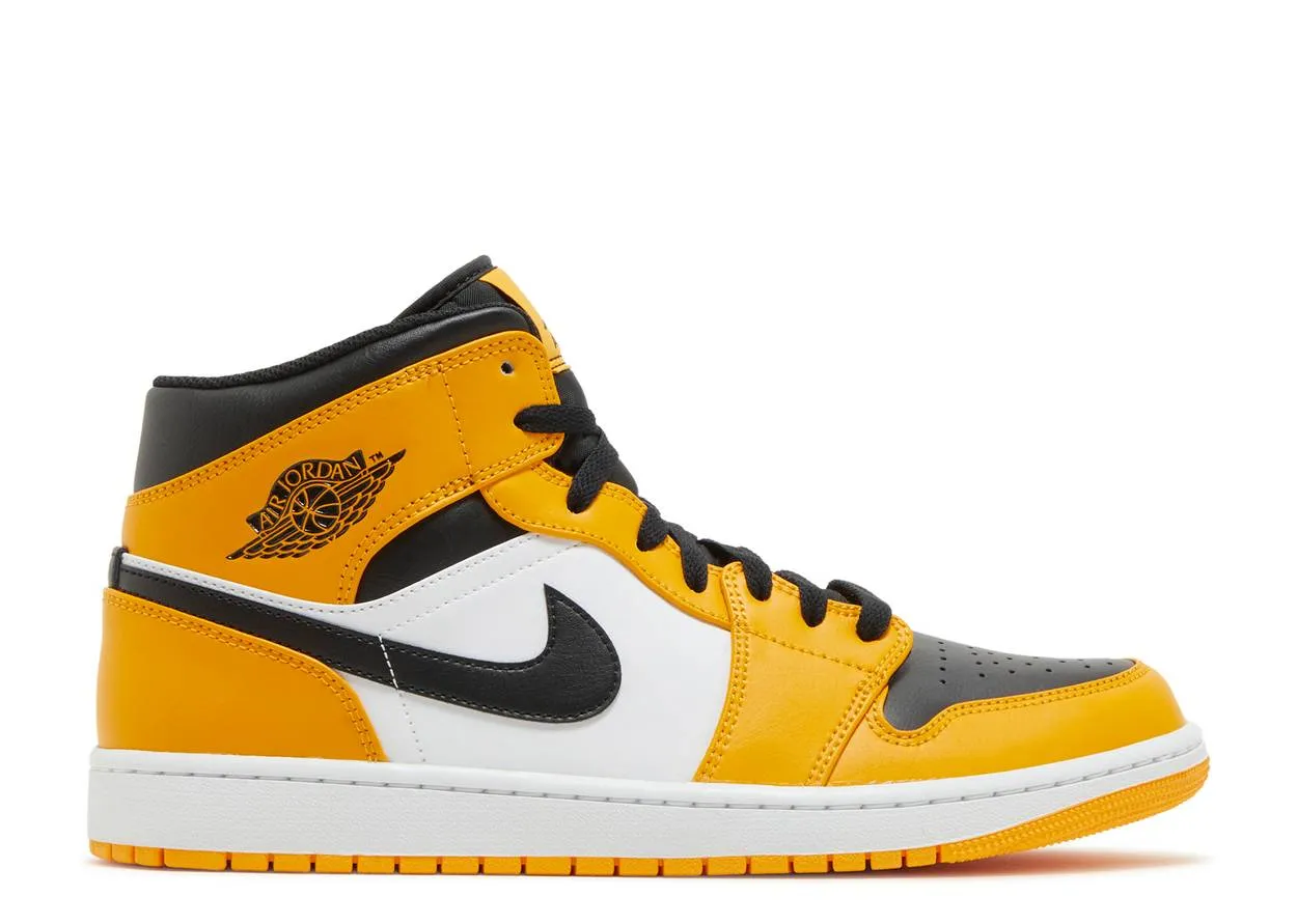 Air Jordan 1 Mid Taxi Lined interior Forest Path