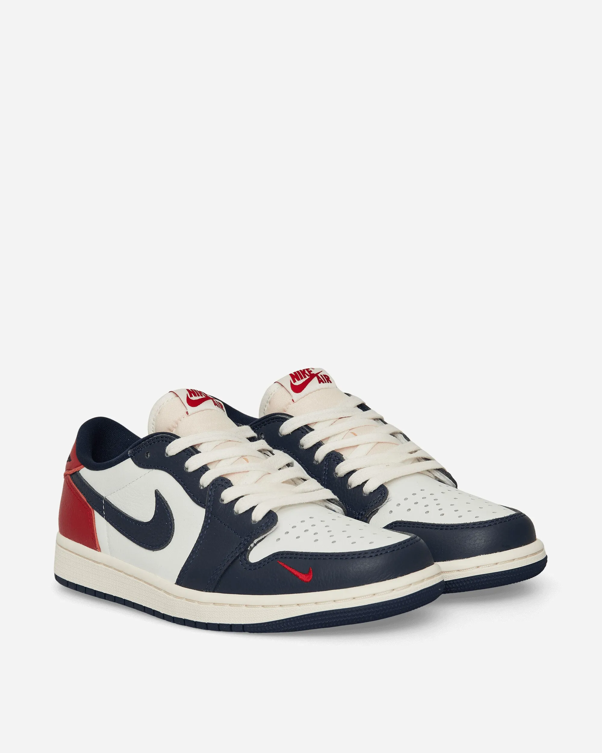 Flexible Design Step Ahead Air Jordan 1 Low OG Sneakers Gym Red / Midnight Navy
