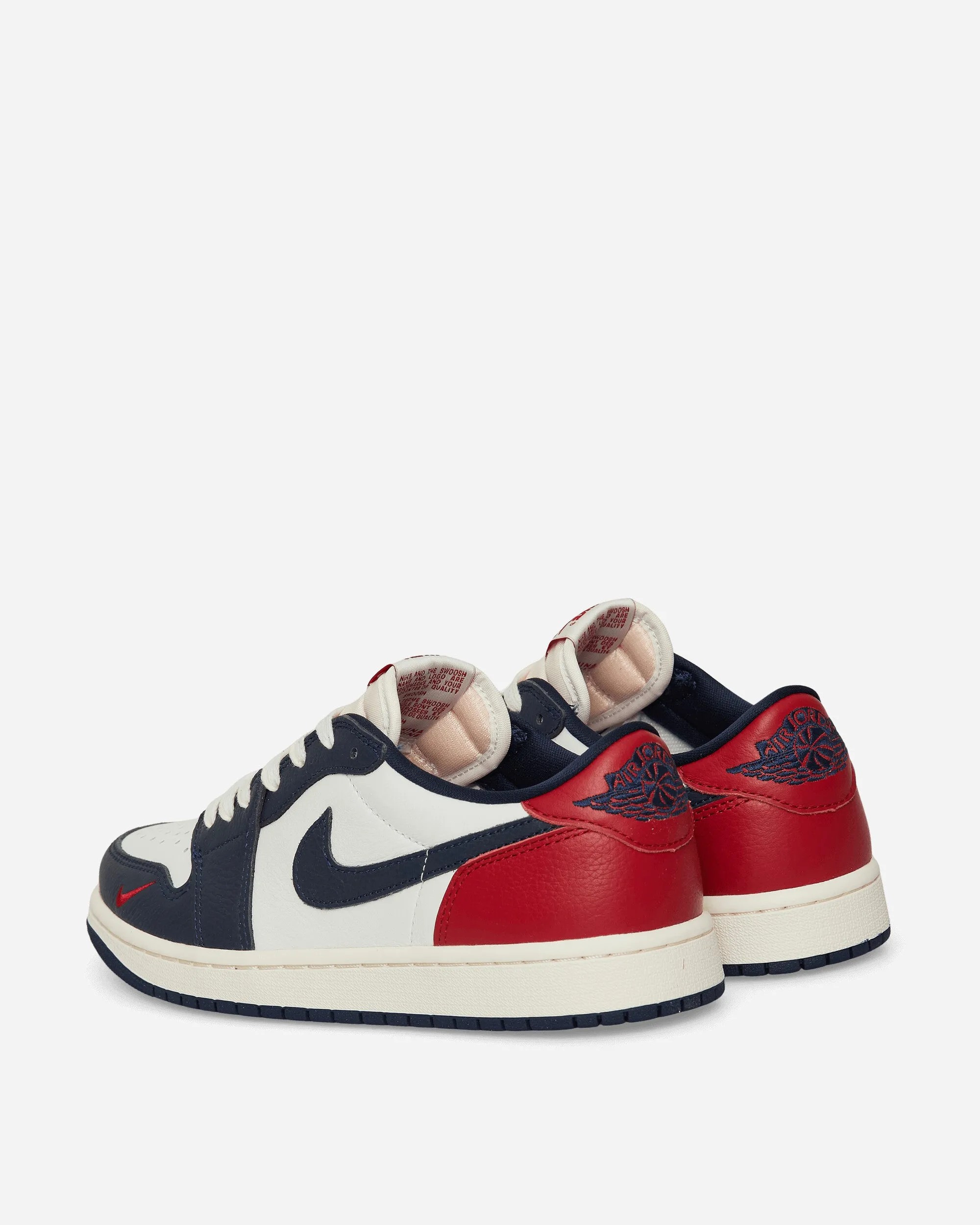 River Cross Winter Chill Air Jordan 1 Low OG Sneakers Gym Red / Midnight Navy