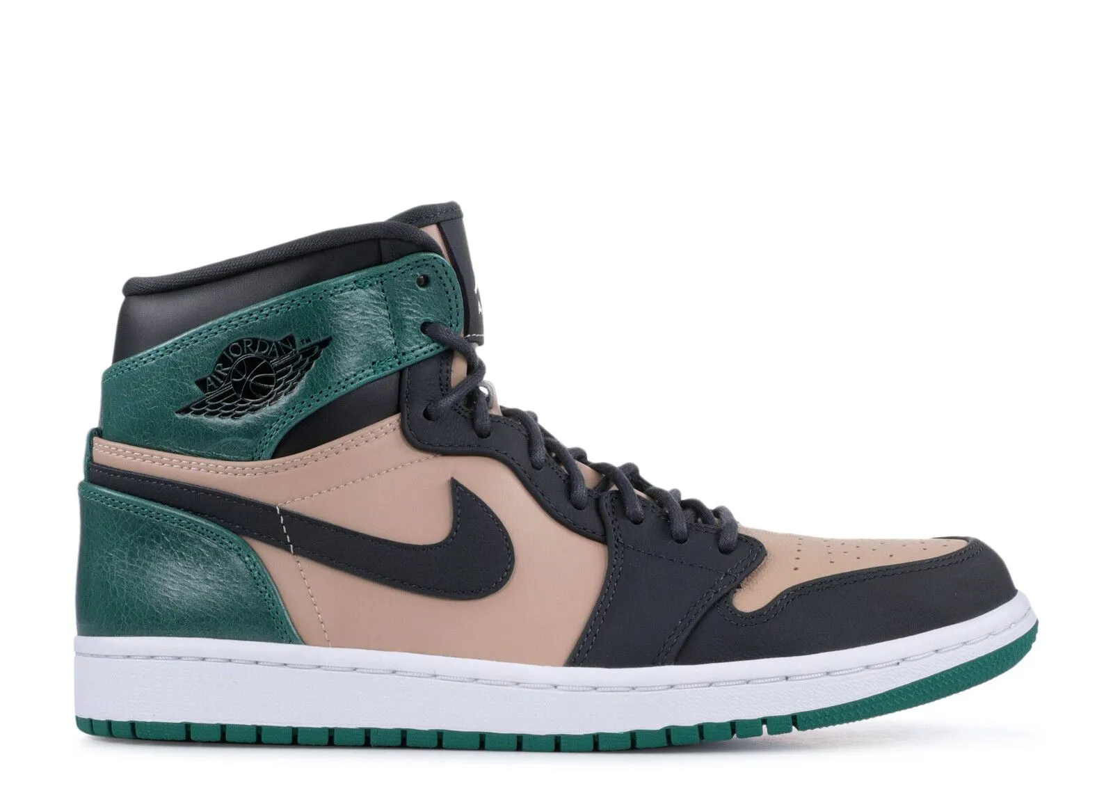 Air Jordan 1 High Premium Mystic Green Marathon Walk Scratch   Resistant