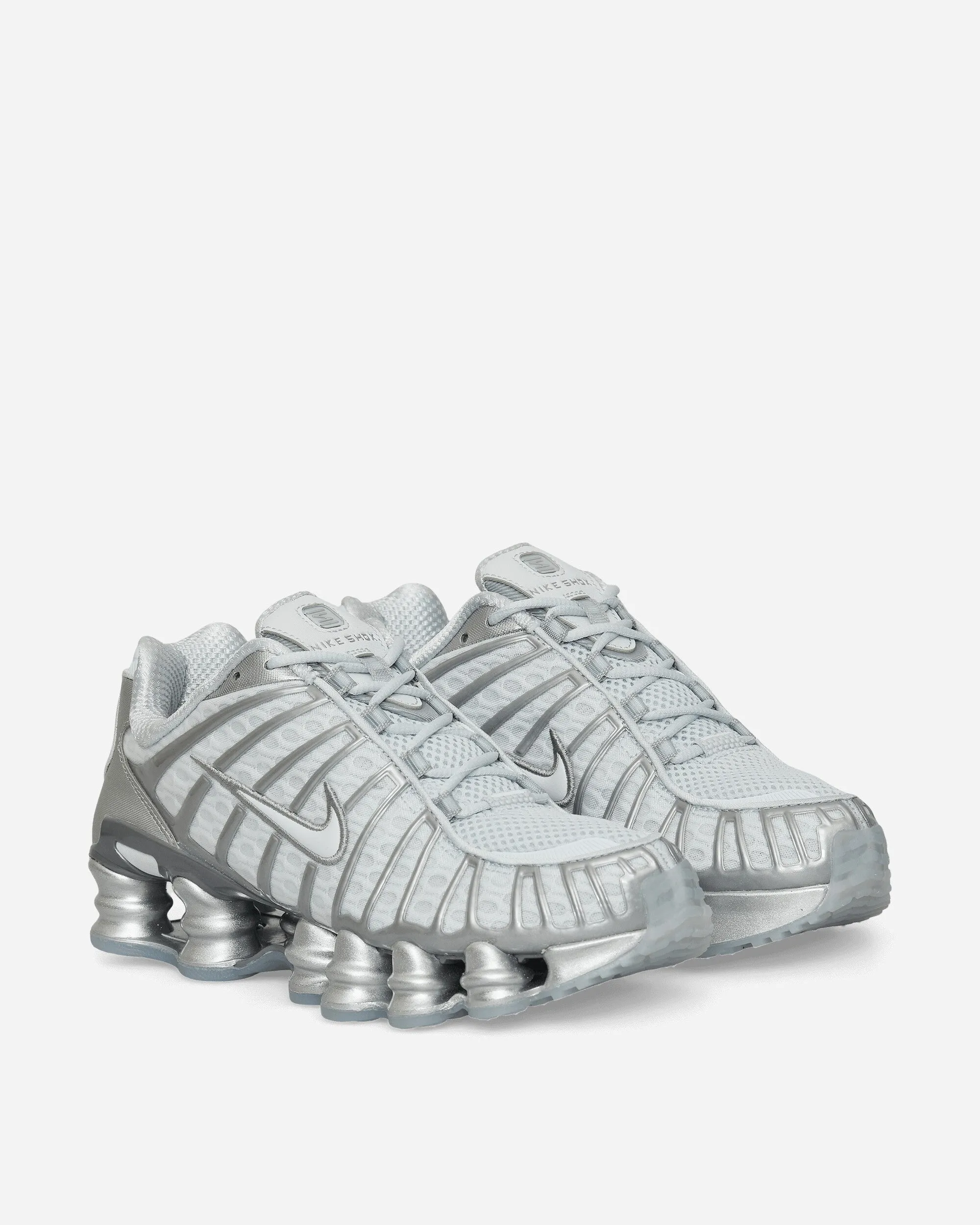 Women's Shox TL Sneakers Pure Platinum / Chrome Game Fit Firm Ground