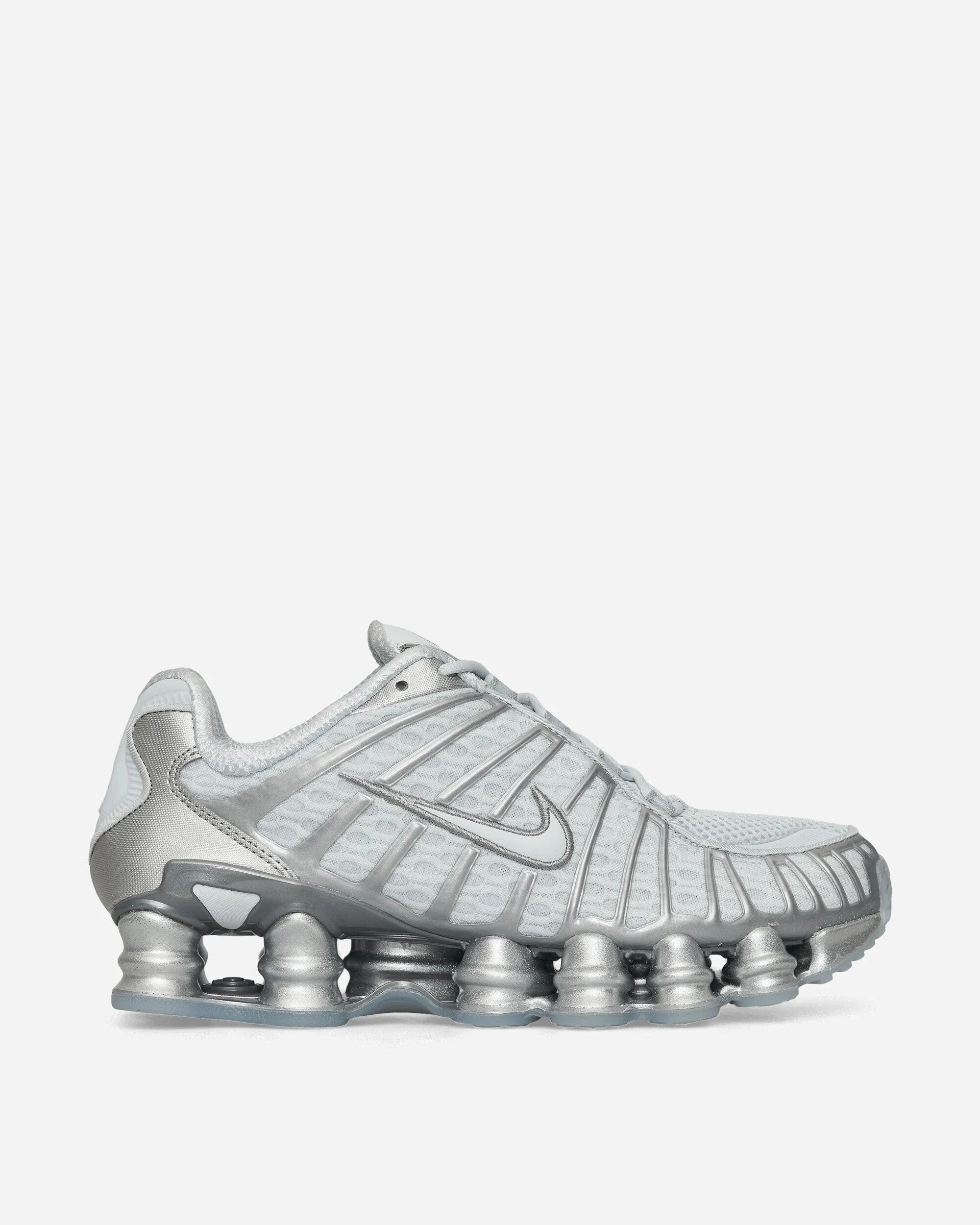 Wide Base Desert Path Women's Shox TL Sneakers Pure Platinum / Chrome