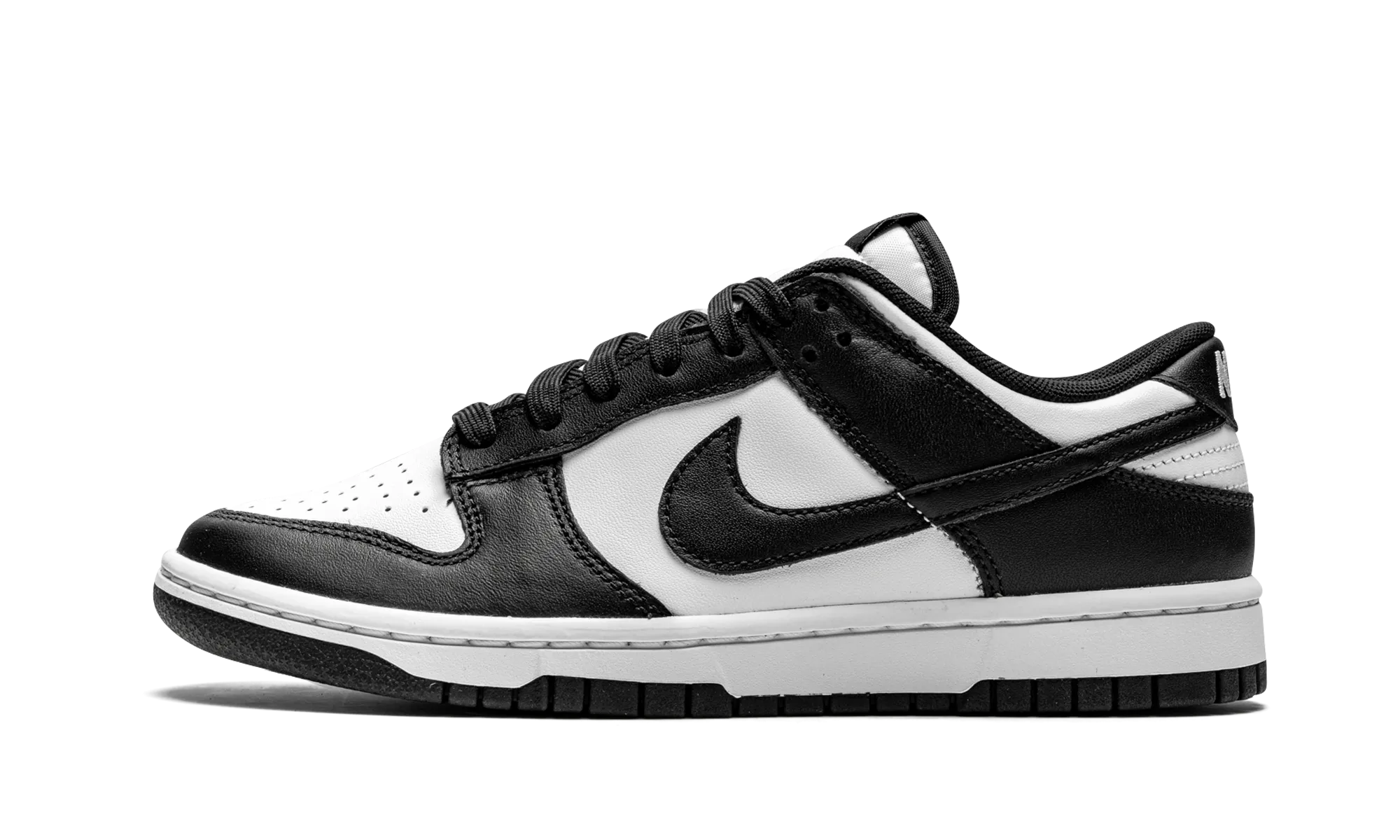Nike Dunk Low Retro "White Black Panda" Pre-school Style Match No Tie Style
