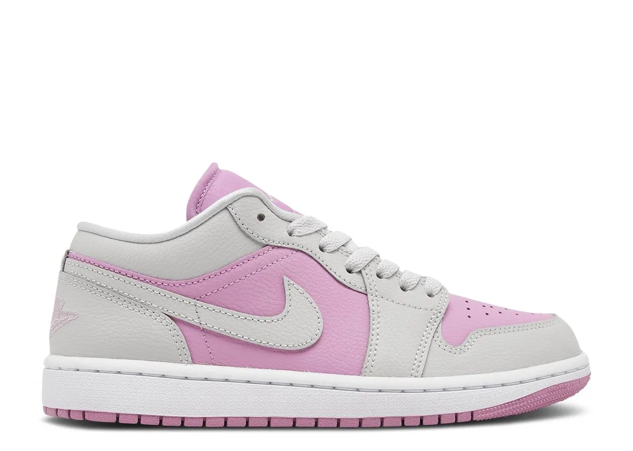 Air Jordan 1 Low Orchid Neutral Grey Drill Run leisure time