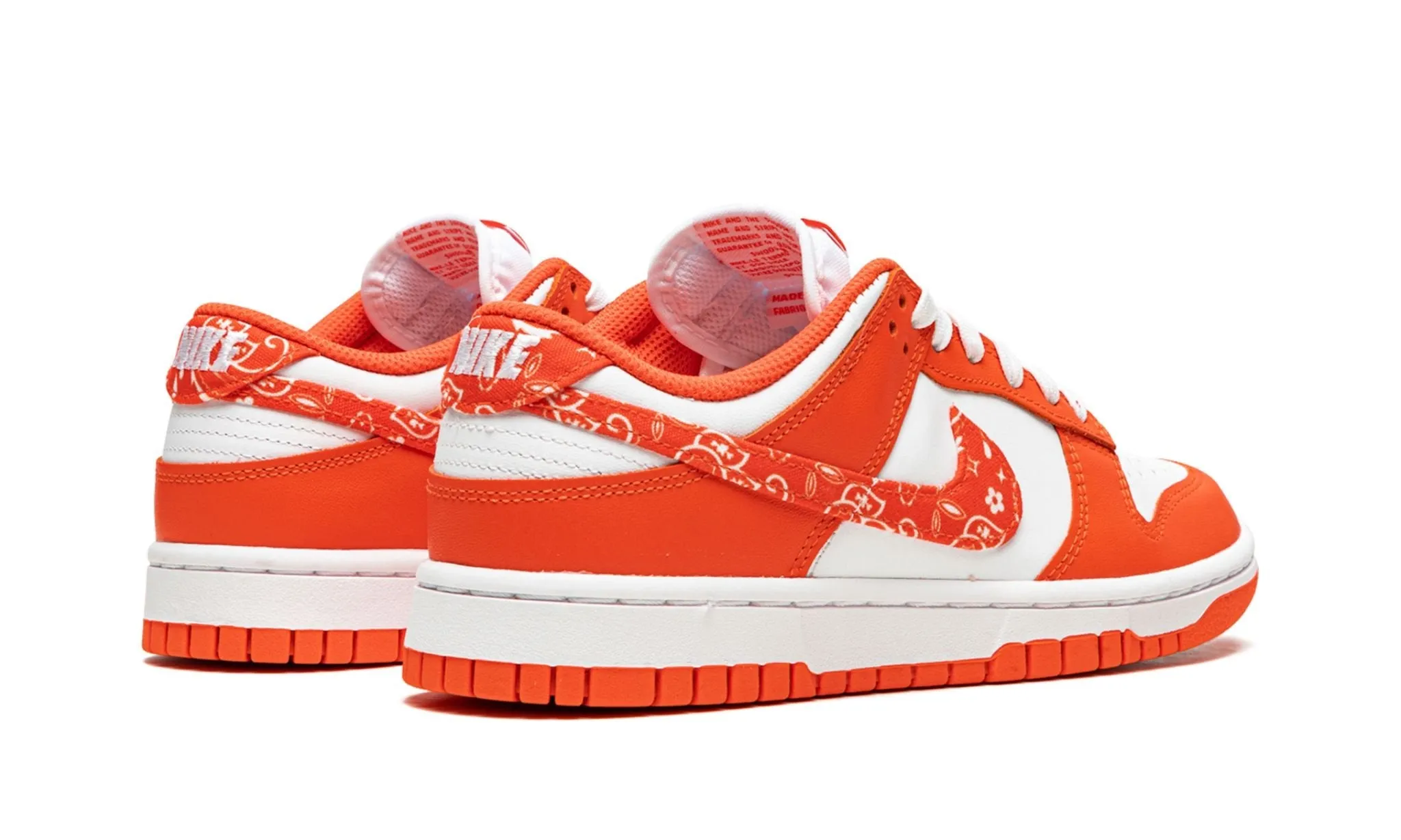 Nike Dunk Low "Orange Paisley" Women's Cushion Feel