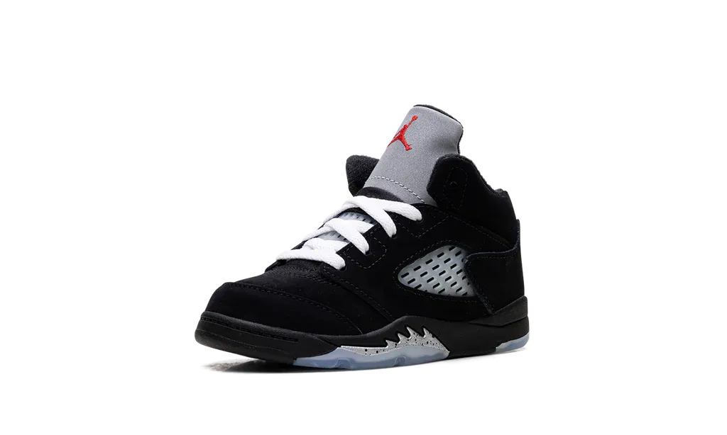 Minimal Touch Jordan 5 Retro "Black Metallic Reimagined" Toddler
