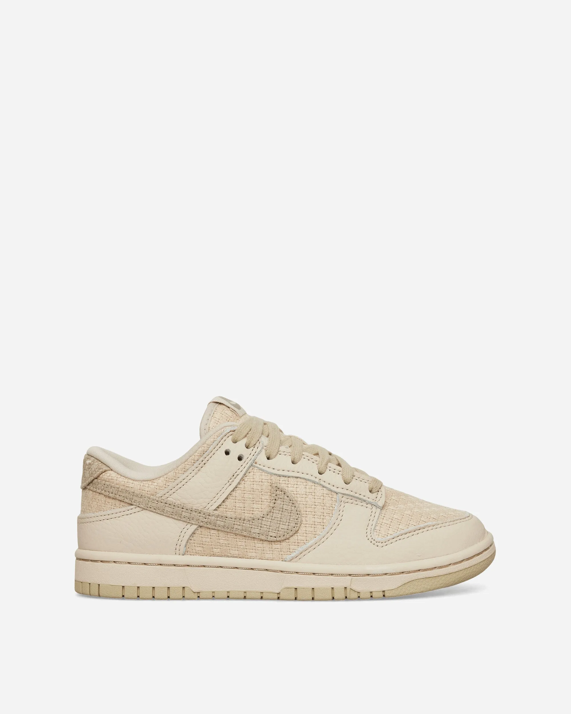 Women's Dunk Low Sneakers Sanddrift / Desert Khaki Rubber Sole King Walk