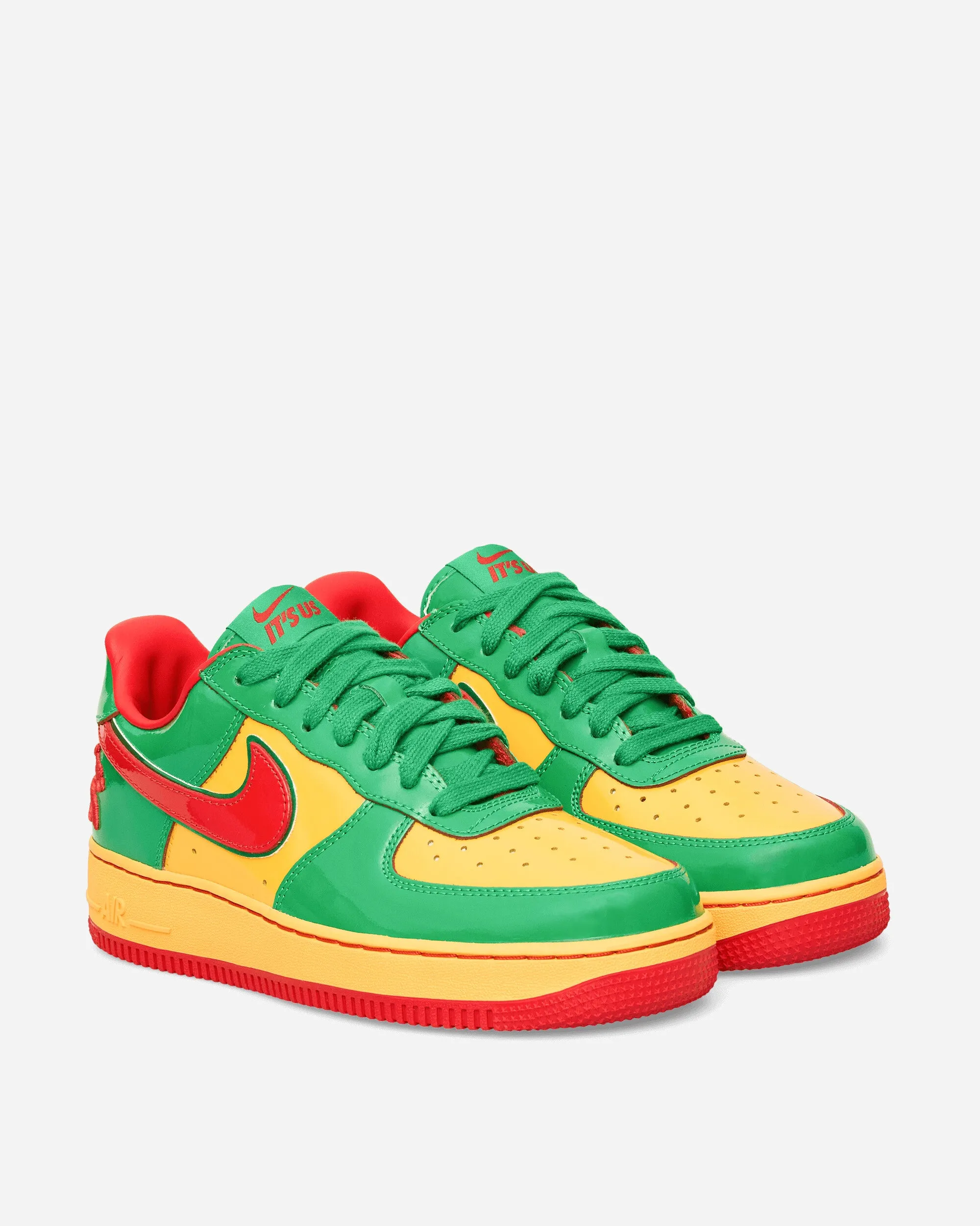 Tropic Mode Us Force 1 Sneakers Lucky Green / Mystic Red