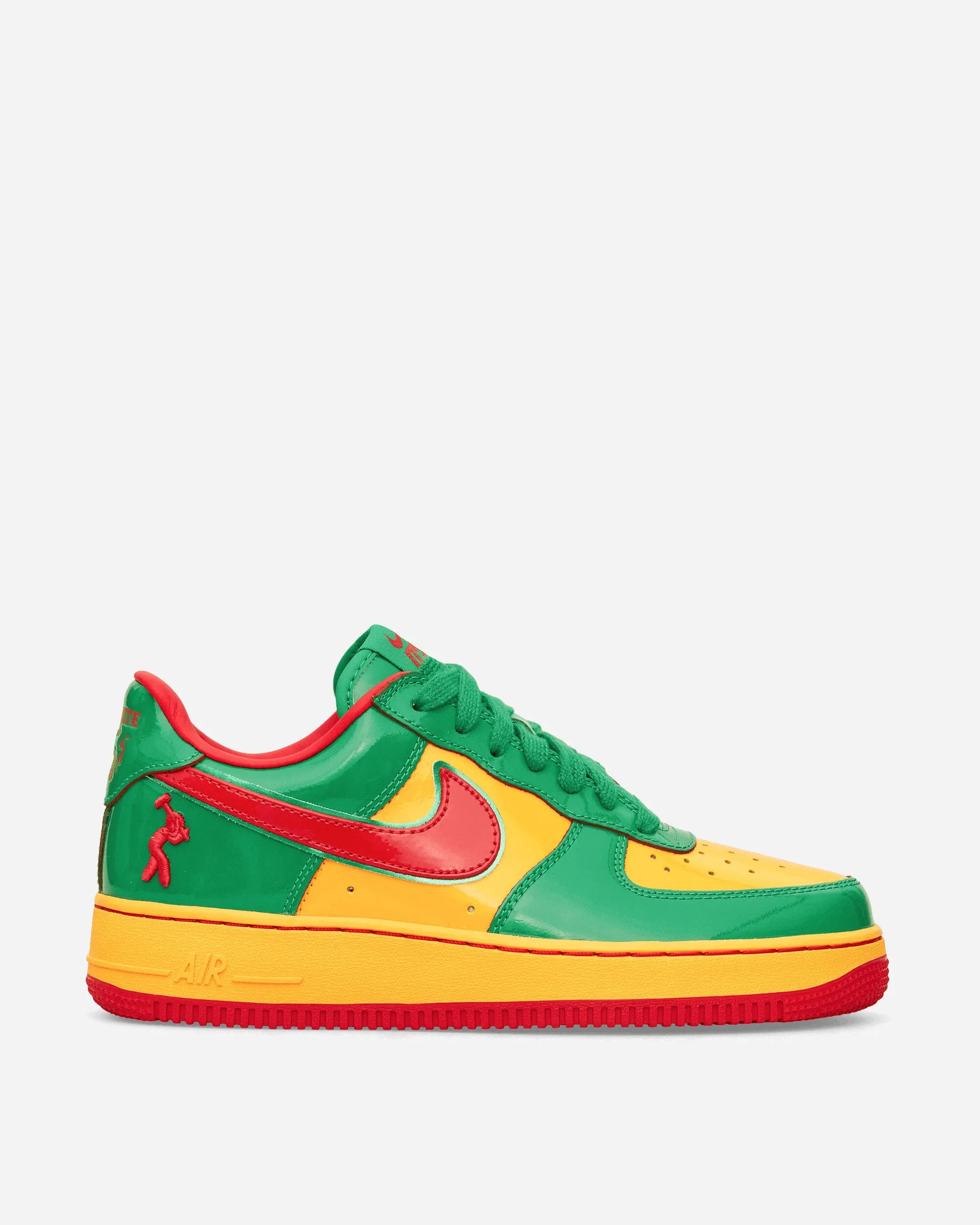 Us Force 1 Sneakers Lucky Green / Mystic Red Comfort Heel