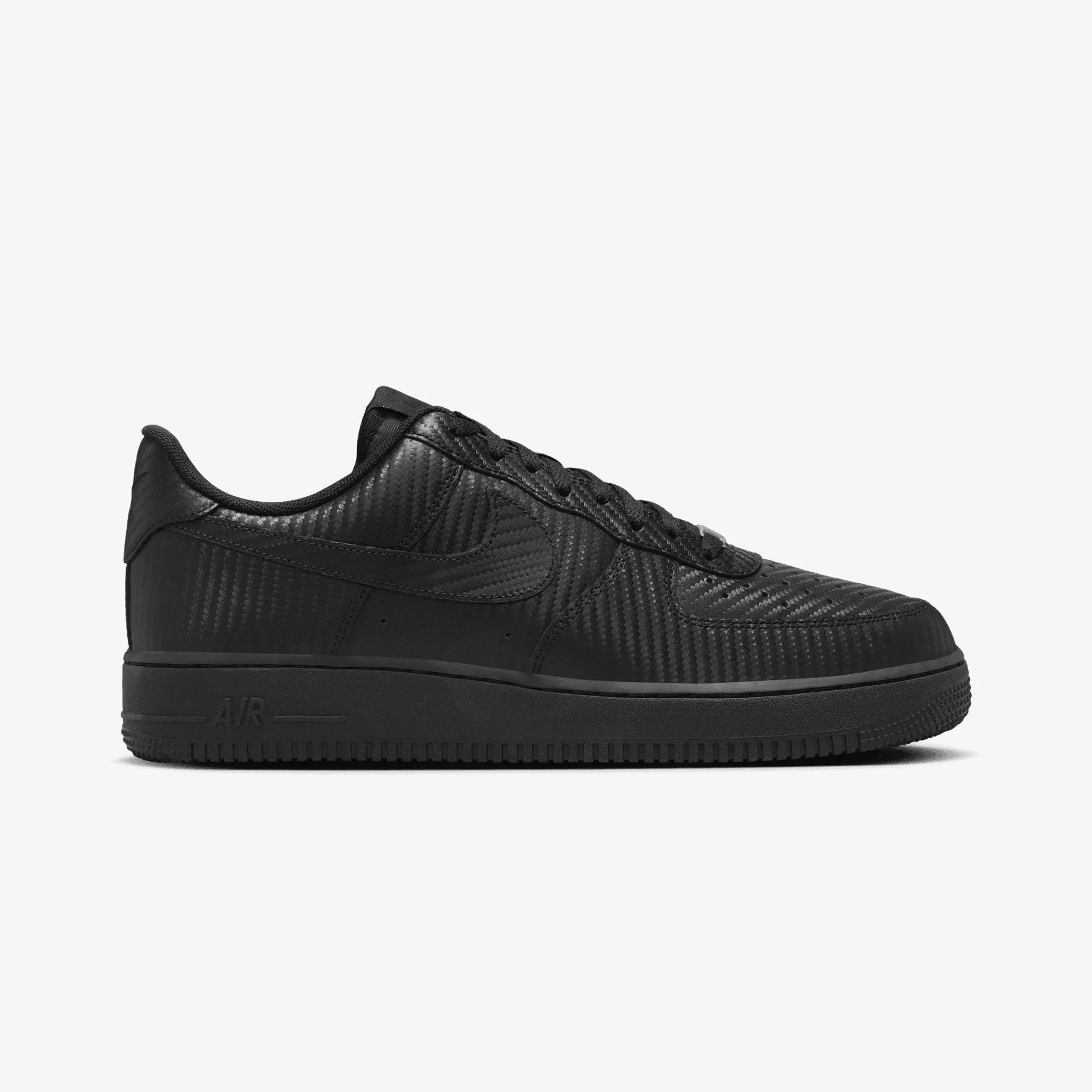 NIKE | AIR FORCE 1 '07 TEXTURE { BLACK/BLACK Rain Guard