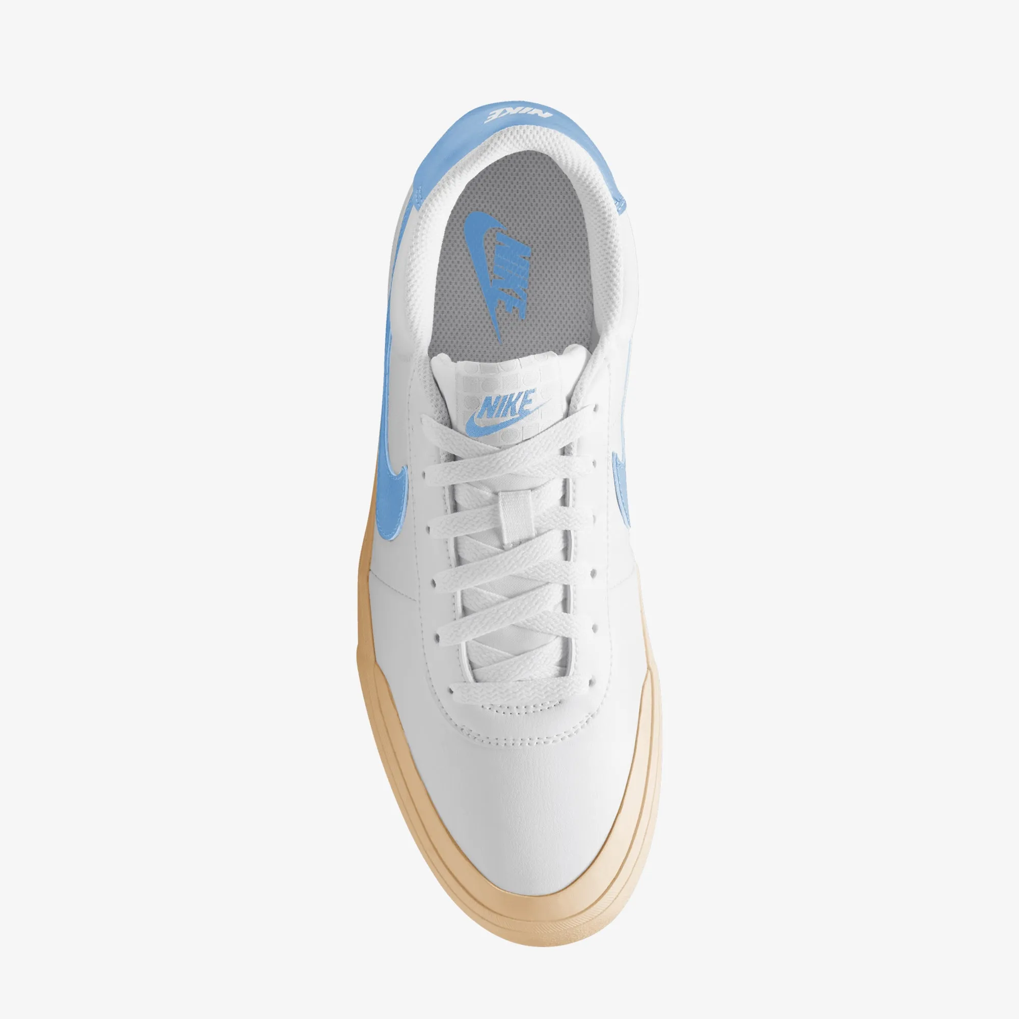 Nike | COURT SHOT { WHITE/PSYCHIC BLUE-GUM YELLOW Winter Warm