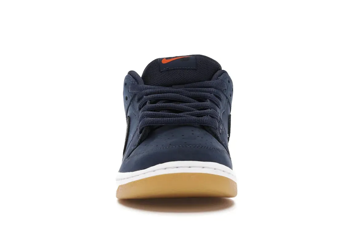 Nike SB Dunk Low Navy Black Gum Minimalist Design Natural Flow