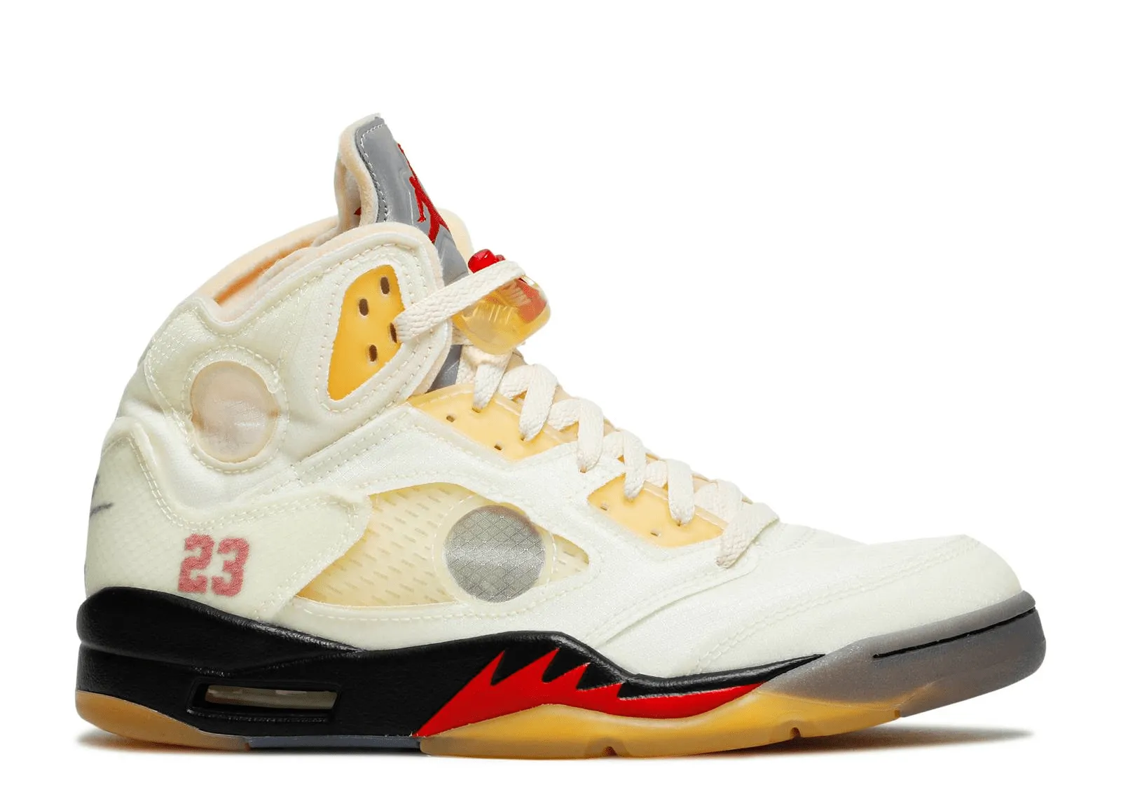 Comfort Guarantee Core Fit Jordan 5 Retro OFF-WHITE Sail