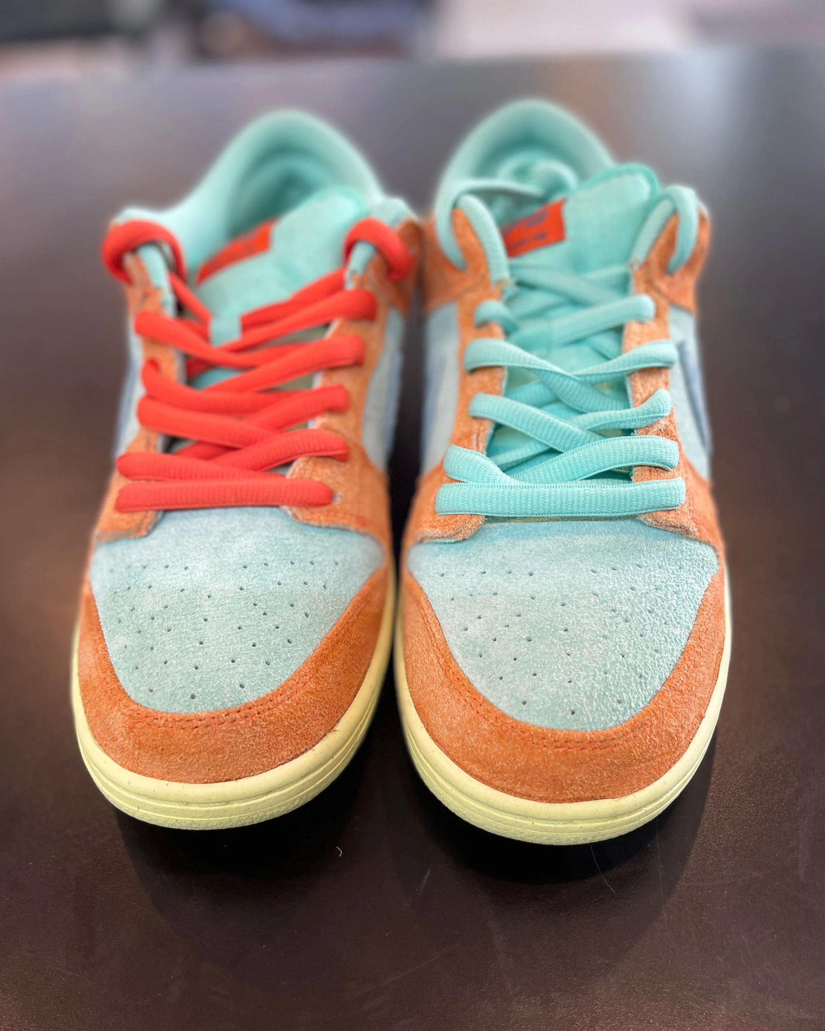 Nike Dunk Low SB ??Orange And Emerald Rise?? * Preowned Size 10.5* Trendy pick