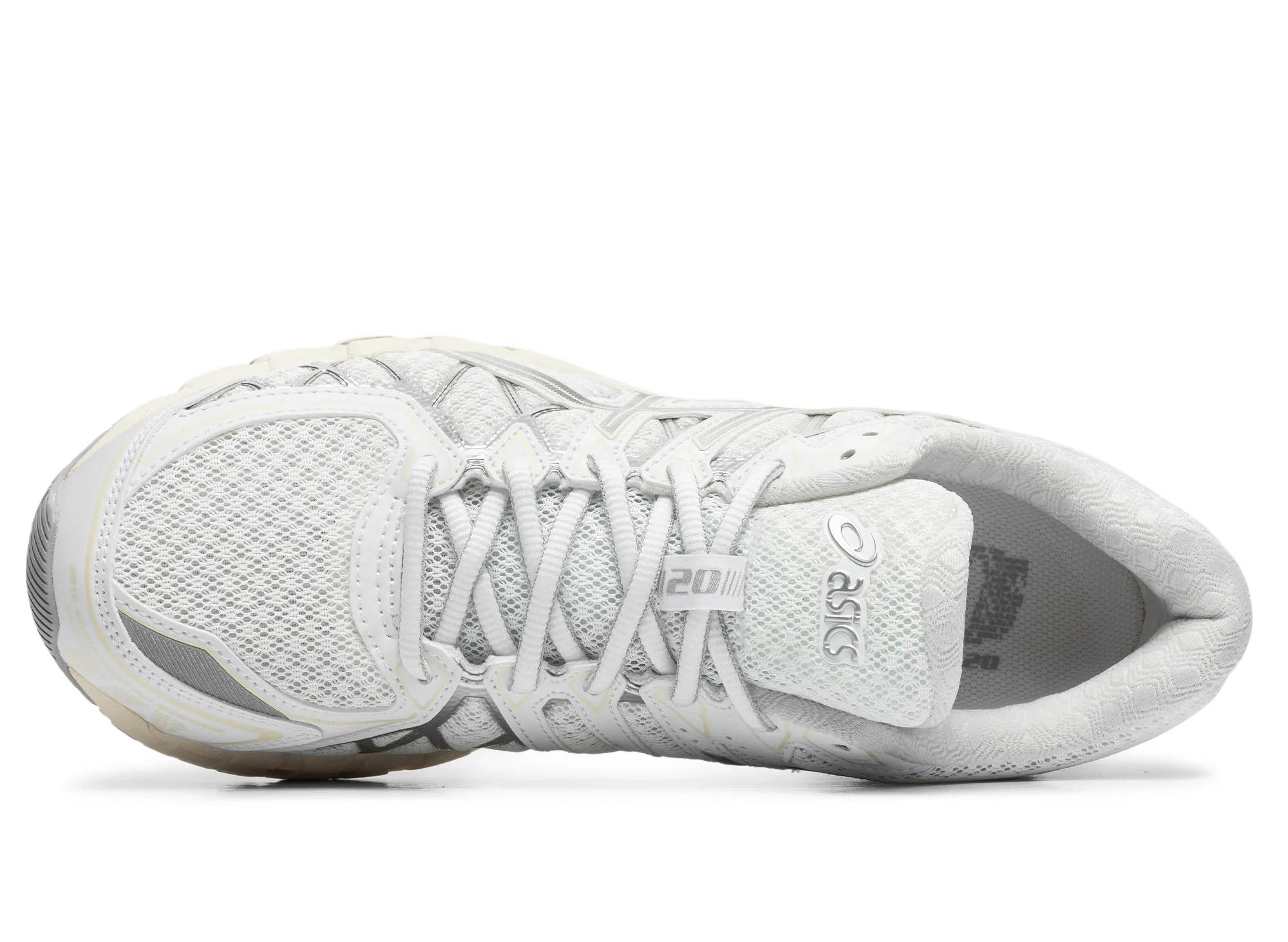 Asics Gel-Kayano 20 'White / Pure Silver' School Style