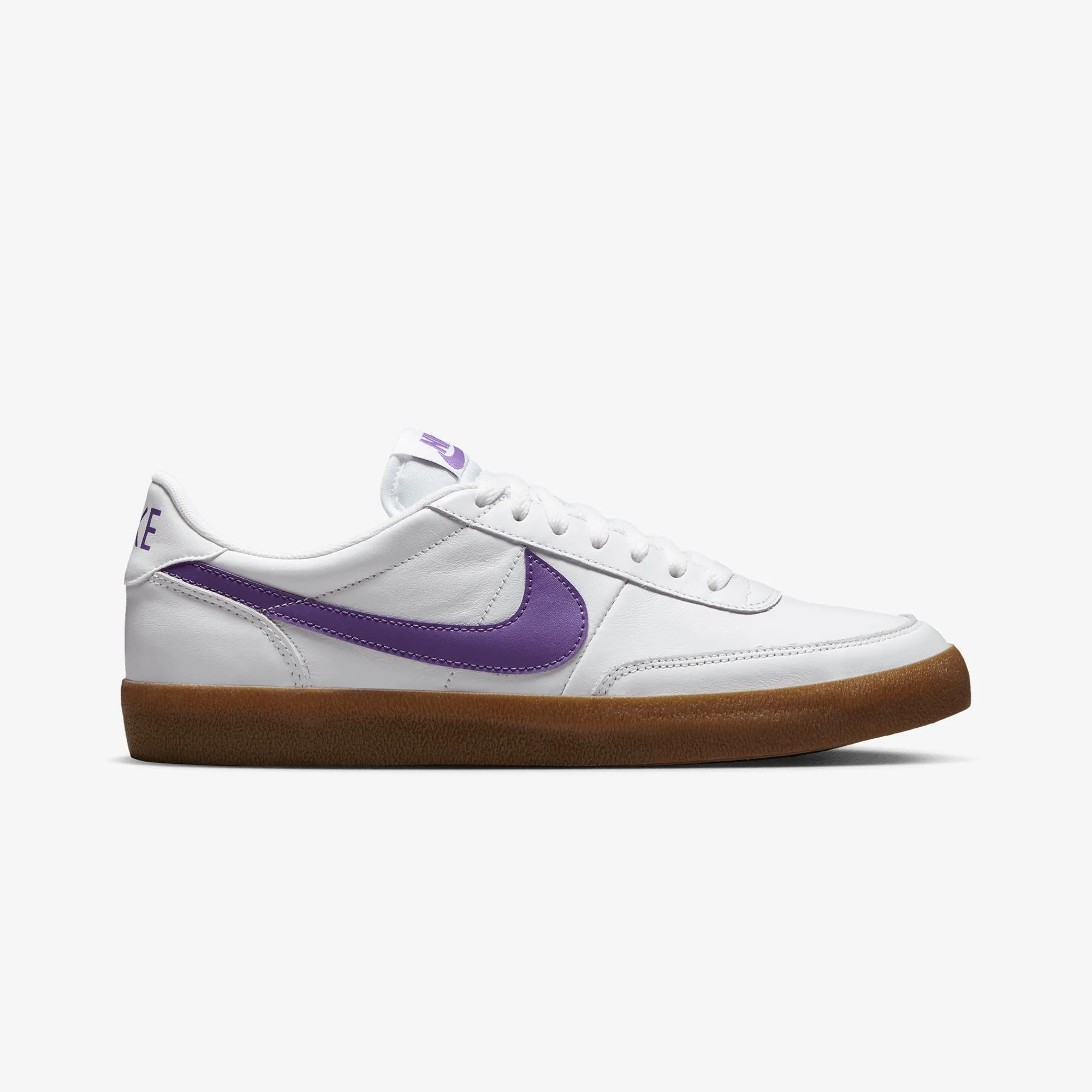 Nike | KILLSHOT 2 LEATHER { WHITE/WILD GRAPE-GUM MED BROWN Rain Step