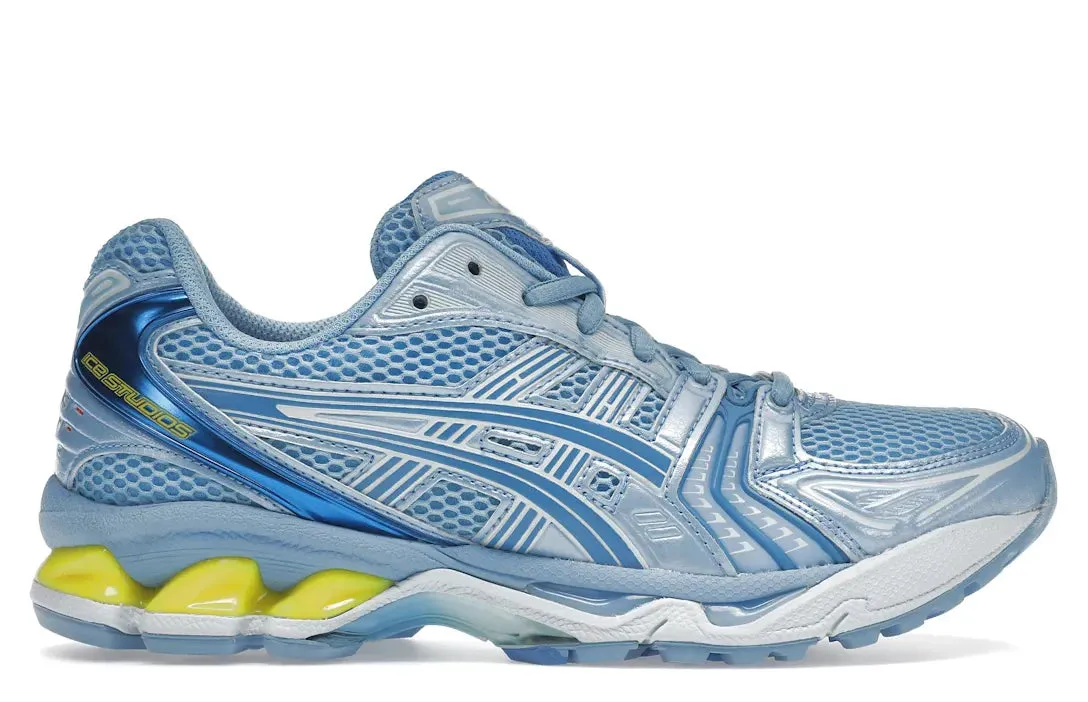 ASICS Gel-Kayano 14 Ice Studios Blue Sneaker Upgrade Mid   Top Style