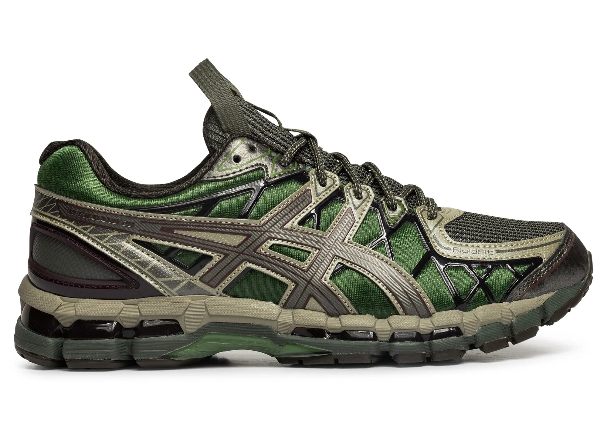 Knitted Warm World Walk Asics x Kiko Kostadinov UB10-S Gel-Kayano 20 'Moss / Gunmetal'