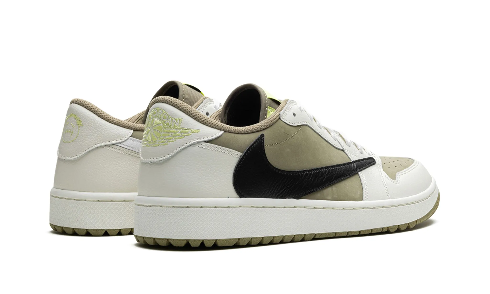 Street Cool City Edge Air Jordan 1 Retro Low Golf x Travis Scott Neutral Olive