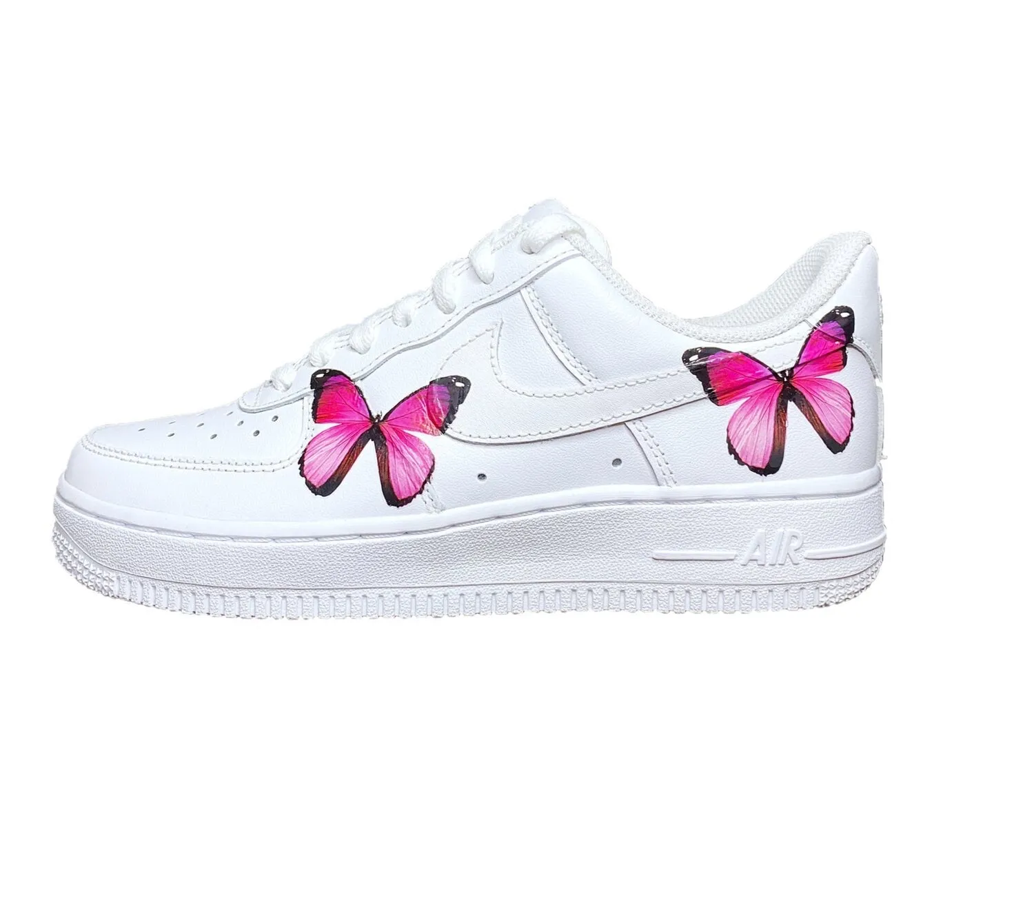 Trail Jog Nike AF1 "Pink Butterfly" Custom