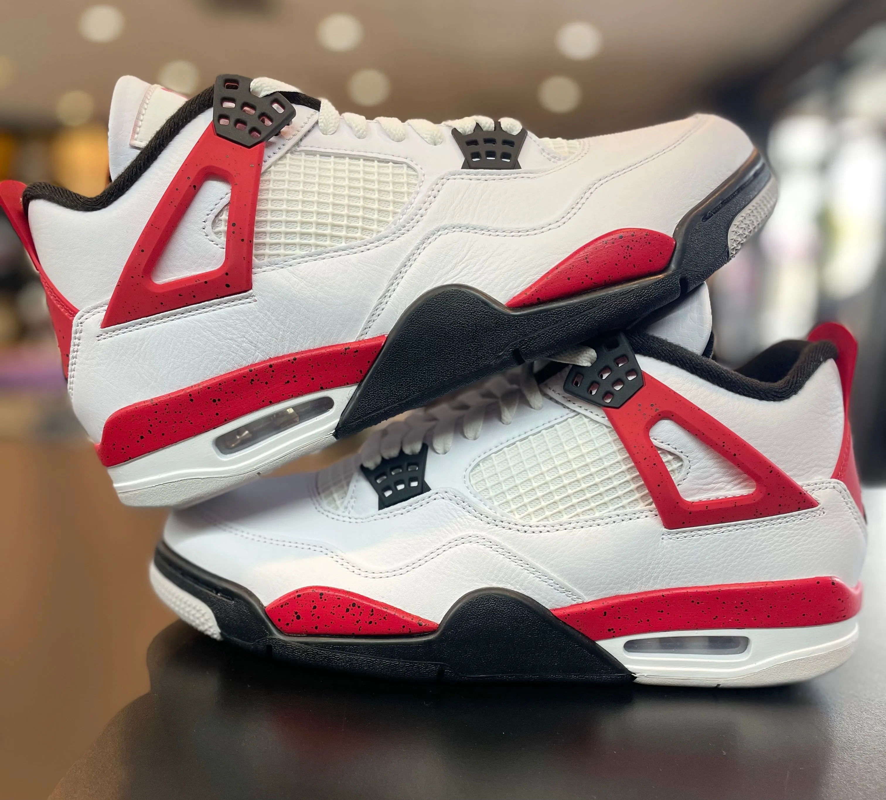 Air Jordan Retro 4 ??Red Cement?? Ventilated Port Path