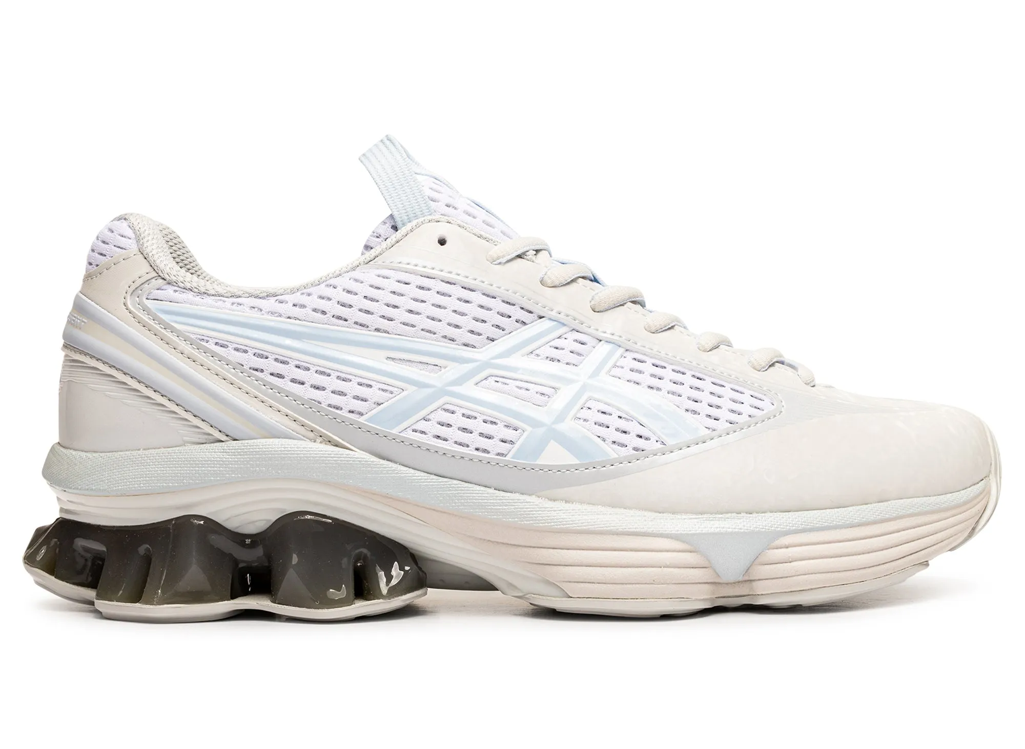 Asics US6-S Gel-Kinetic Fluent 'Glacier Grey / Soft Sky' All Comfort Desert Run