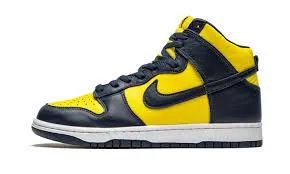 Nike Dunk High "Michigan" Light material Comfortable Experience