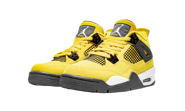 Jordan 4 Retro "Lightning 2021" Grade School Easy Day