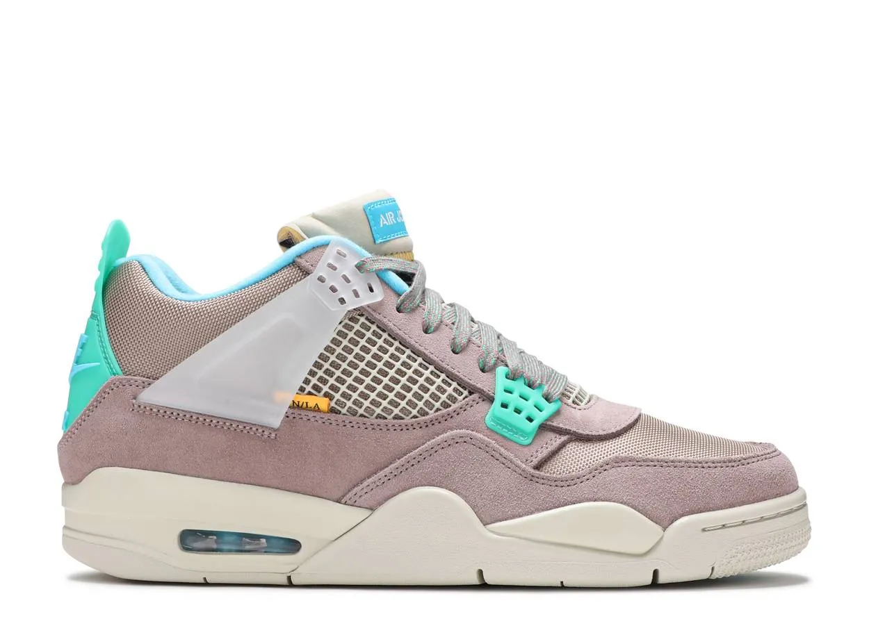 Air Jordan 4 Retro Union Taupe Haze Calm Tone Comfortable Fit Shoes