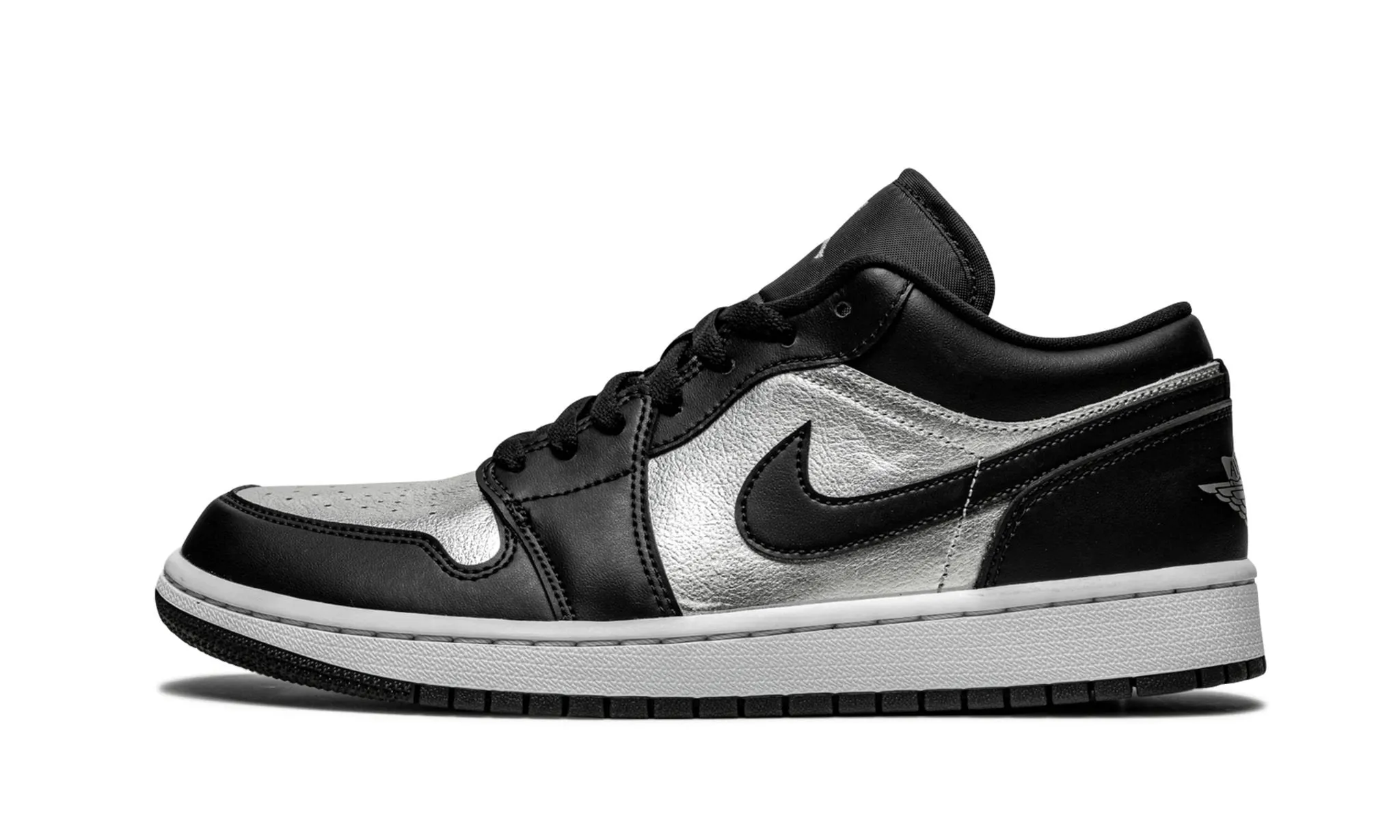 Gloss Mood Spring Jump Air Jordan 1 Low Silver Toe