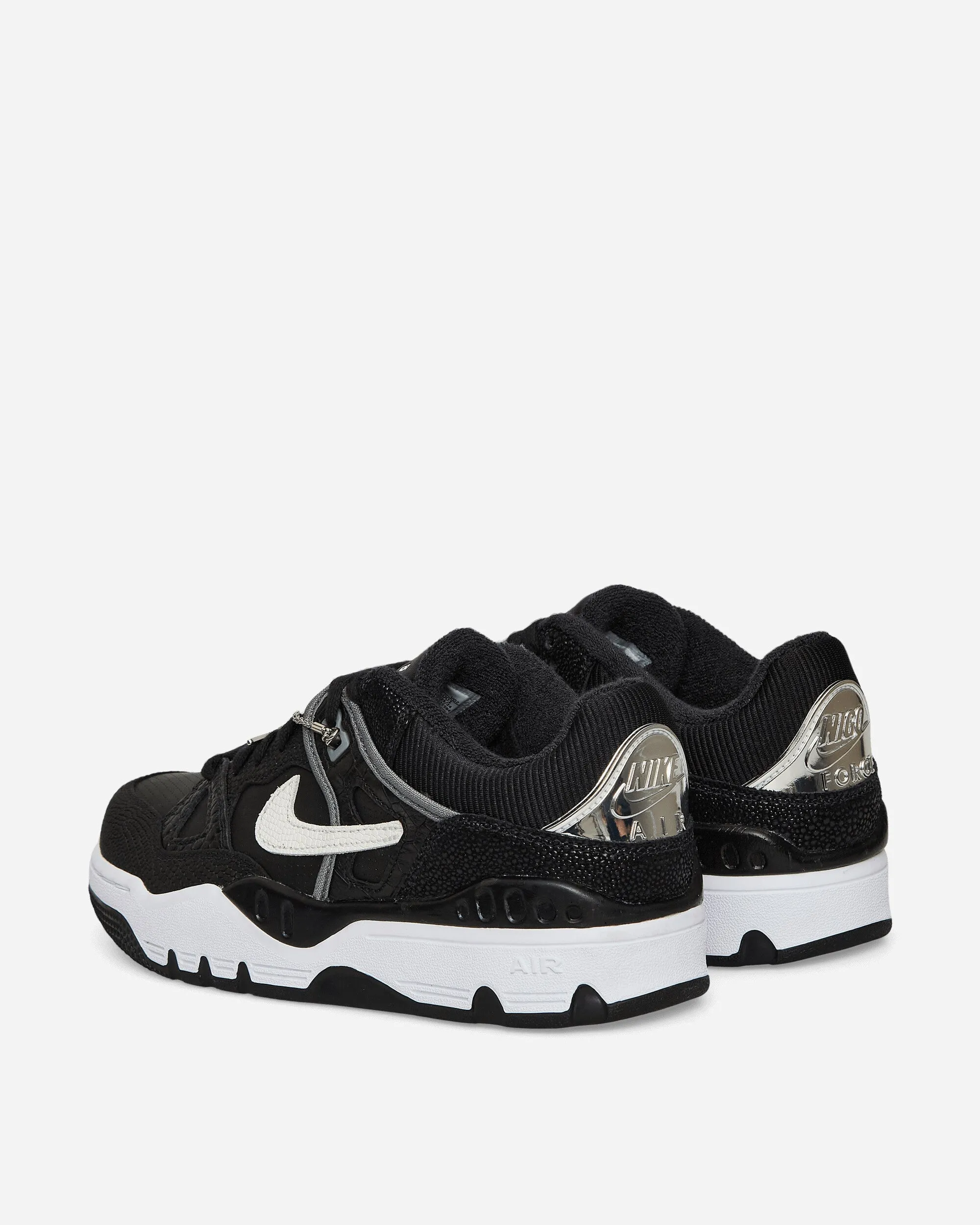 Modern Spring Jump NIGO Air Force 3 Low Sneakers Black / White