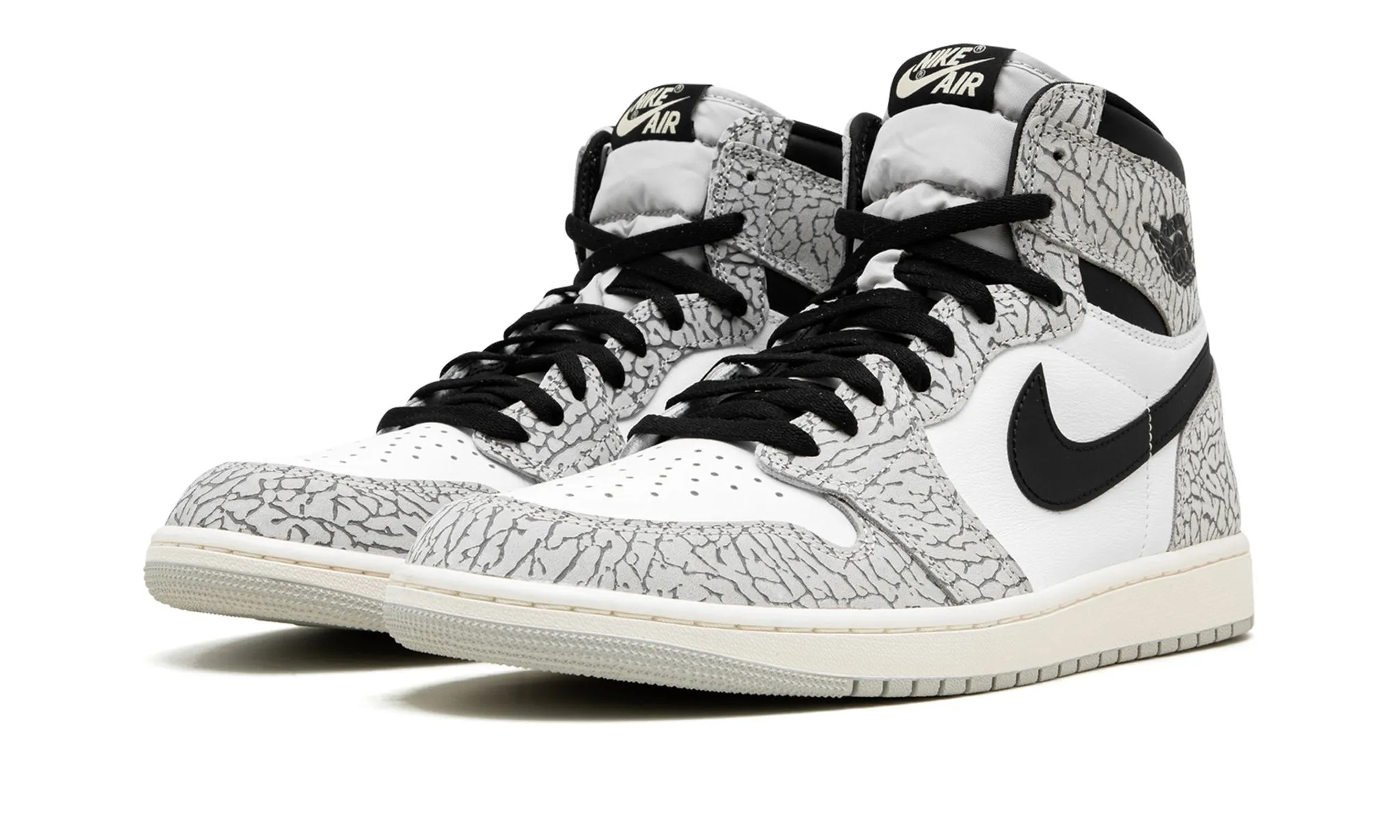 Air Jordan 1 Retro High White Cement Sturdy Build