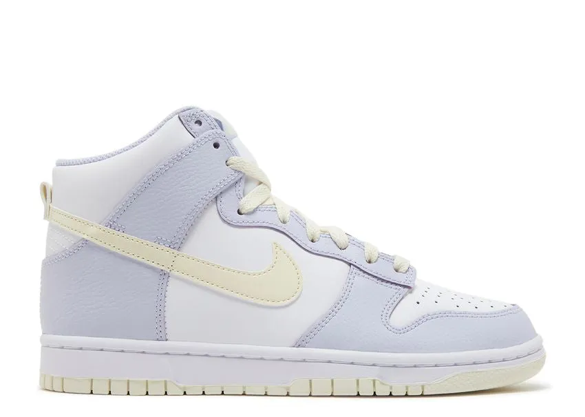 Nike Dunk High Coconut Milk Oxygen Purple SyntheticMaterial Weekend Look