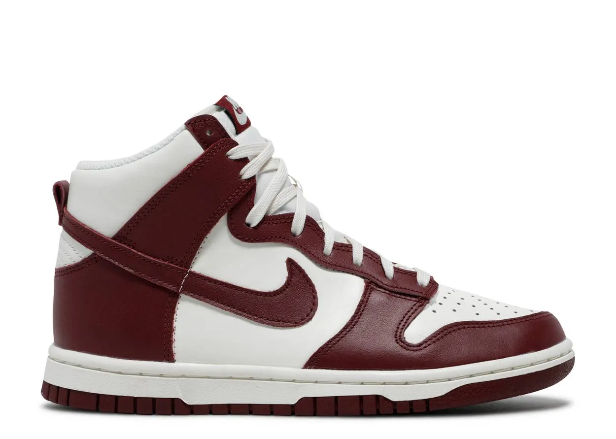 Nike Dunk High Sail Team Red Lifestyle Focus Modern Classic