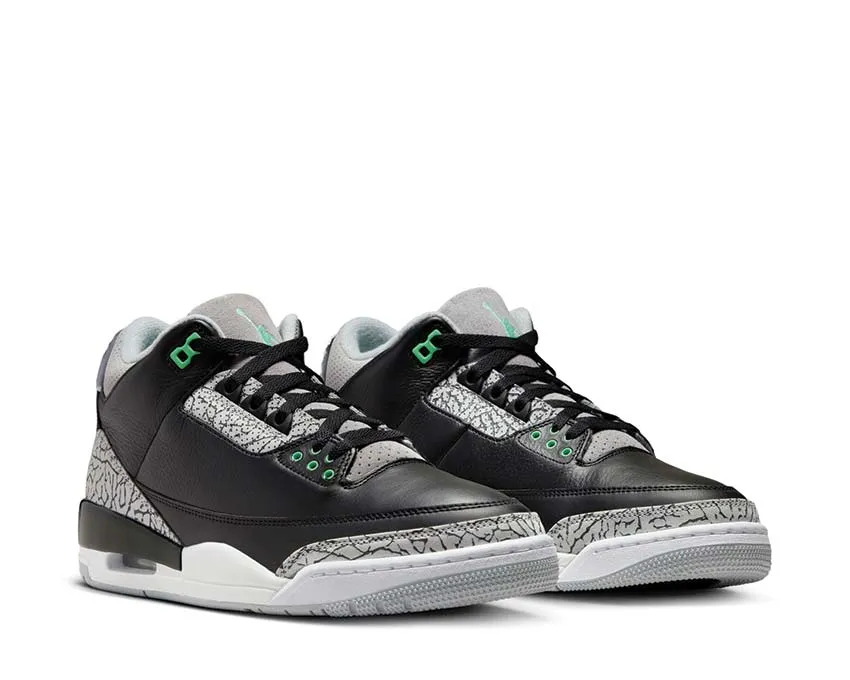 Air Jordan 3 Retro "Green Glow" Shock Resistant