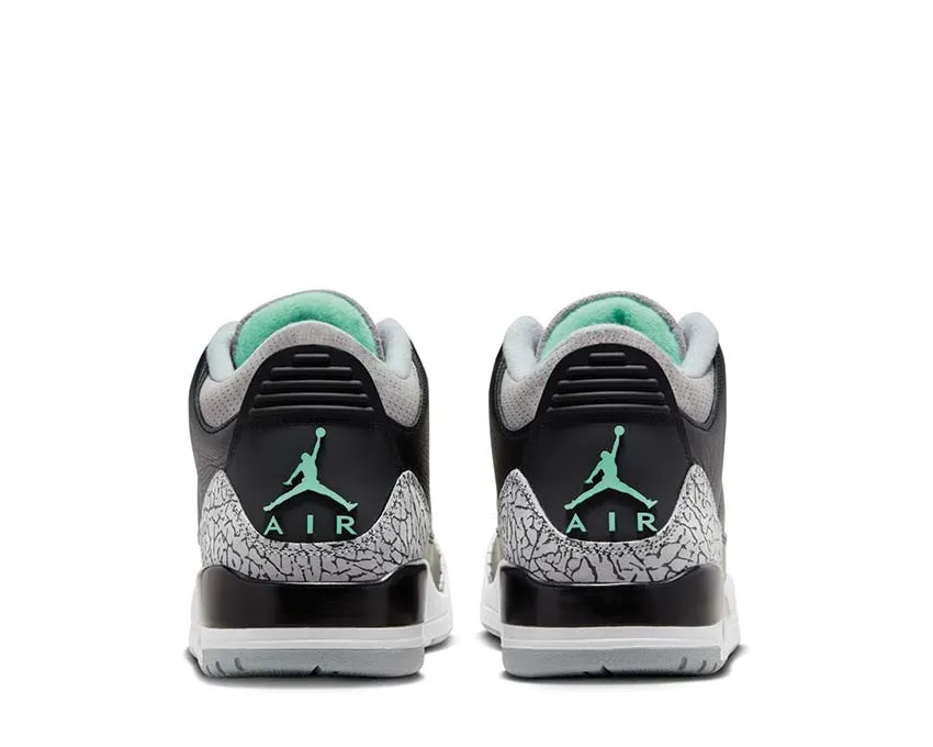 Air Jordan 3 Retro "Green Glow" Soft Interior