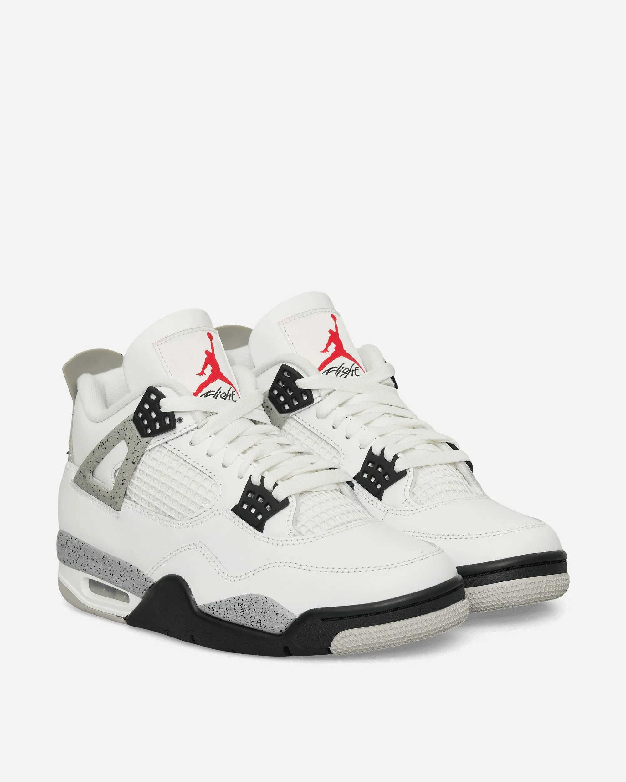 Air Jordan 4 Sneakers White Cement Luggage Fit Dance Floor